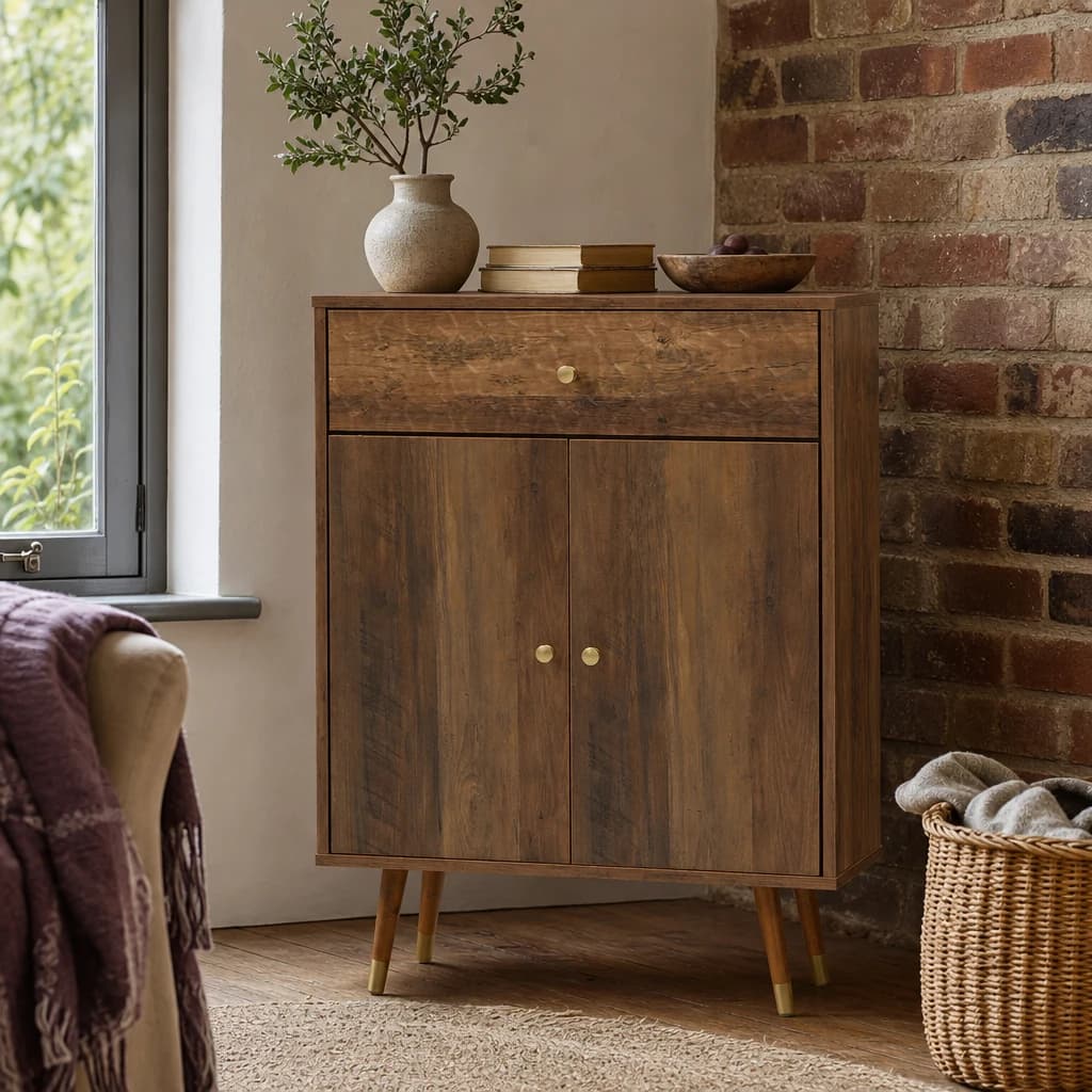 Frida Two Door and One Drawer Cabinet - Bookcases & shelving, photo 1 of 8