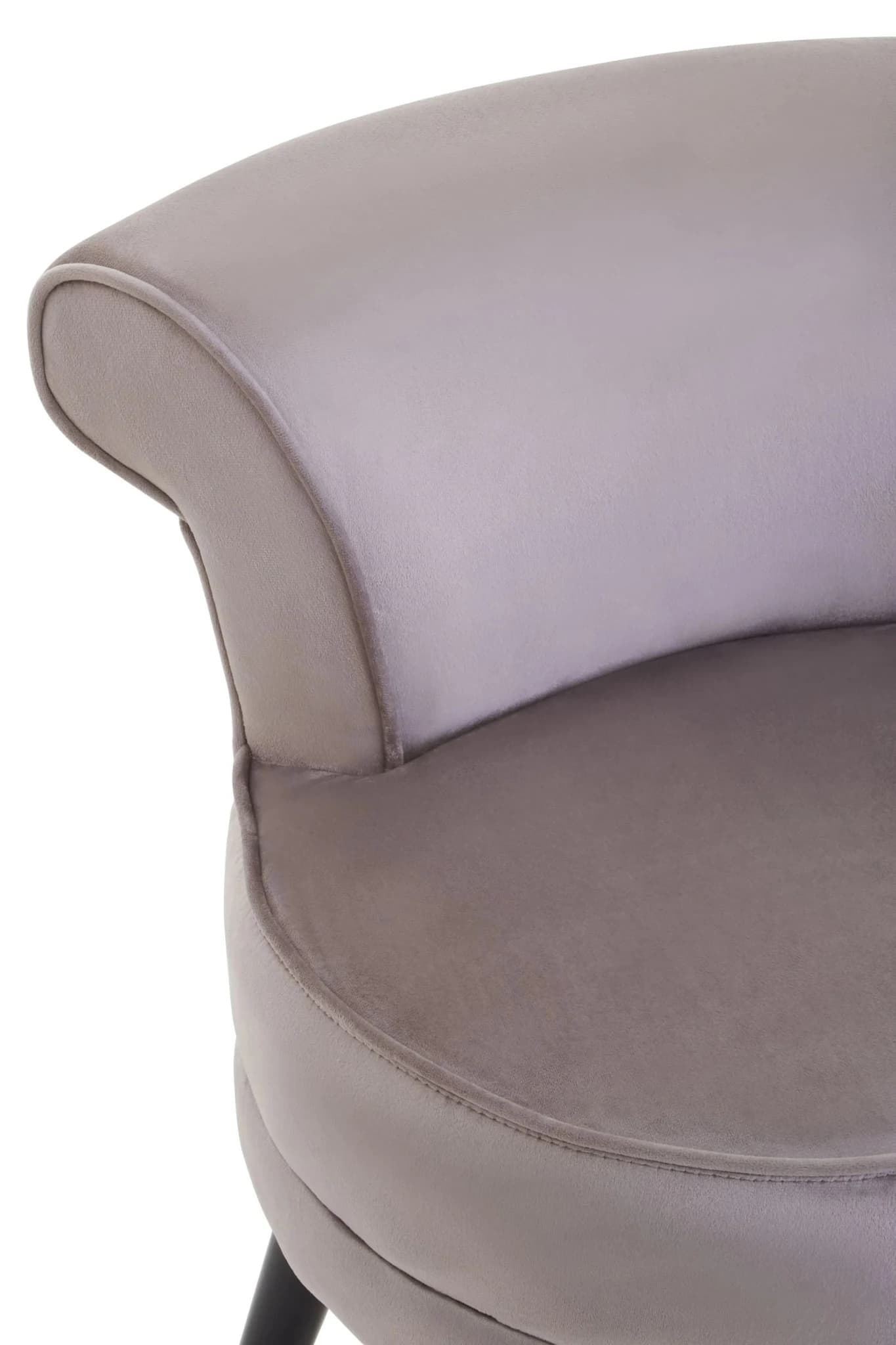 Kids Loretta Mink Velvet Chair - Seating, photo 7 of 8
