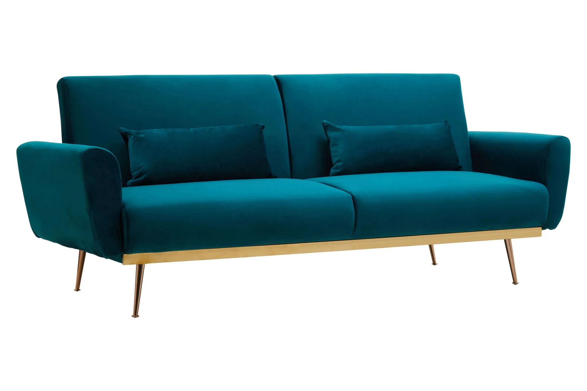 Hatton Green Velvet Sofa Bed - Seating, photo 4 of 8
