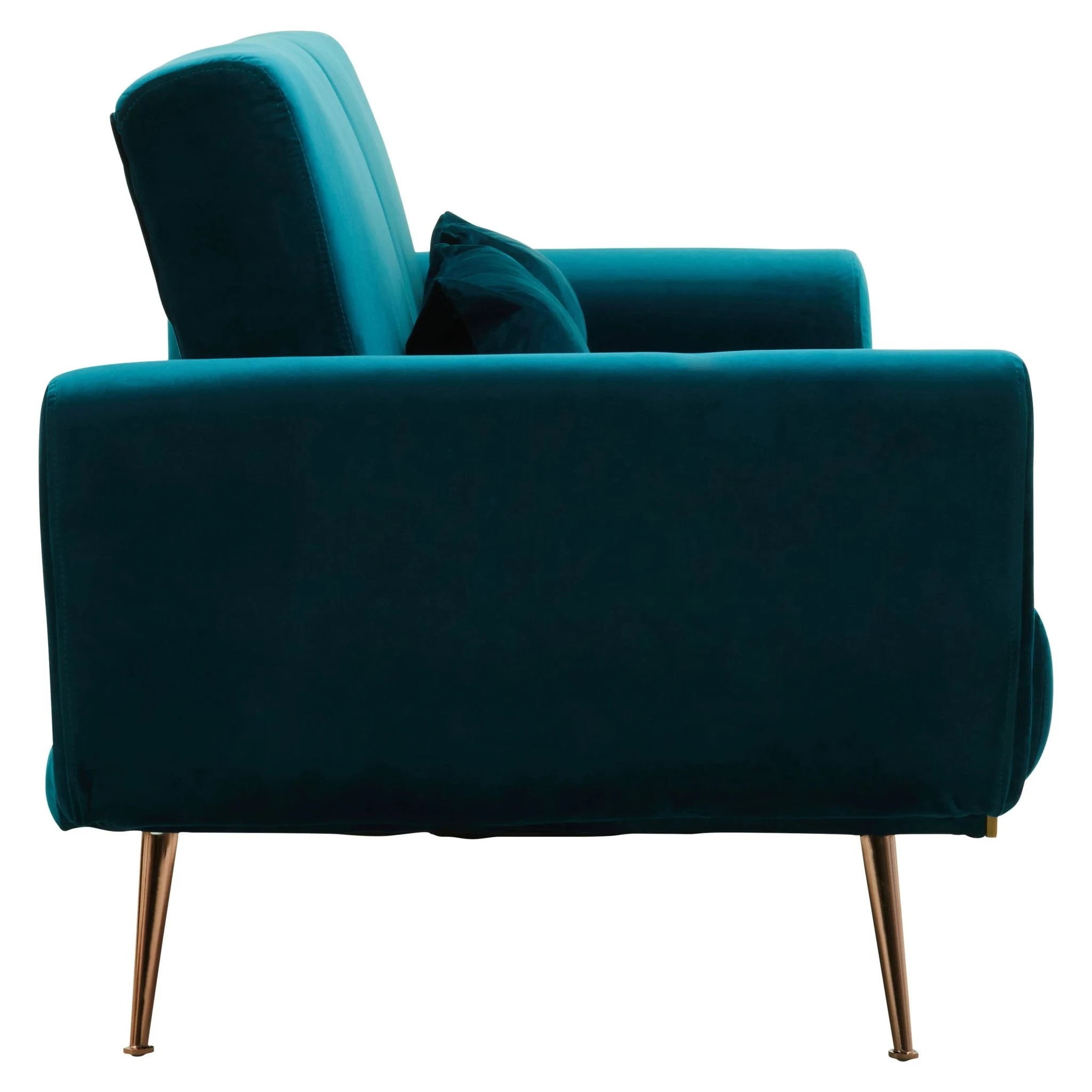 Hatton Green Velvet Sofa Bed - Seating, photo 3 of 8