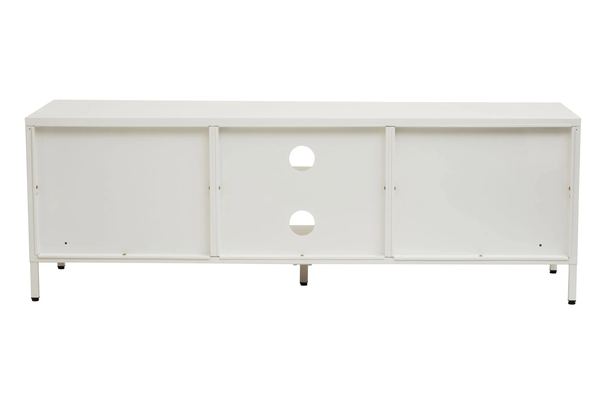 Acier Two Door White Metal Media Unit - Bookcases & shelving, photo 7 of 8