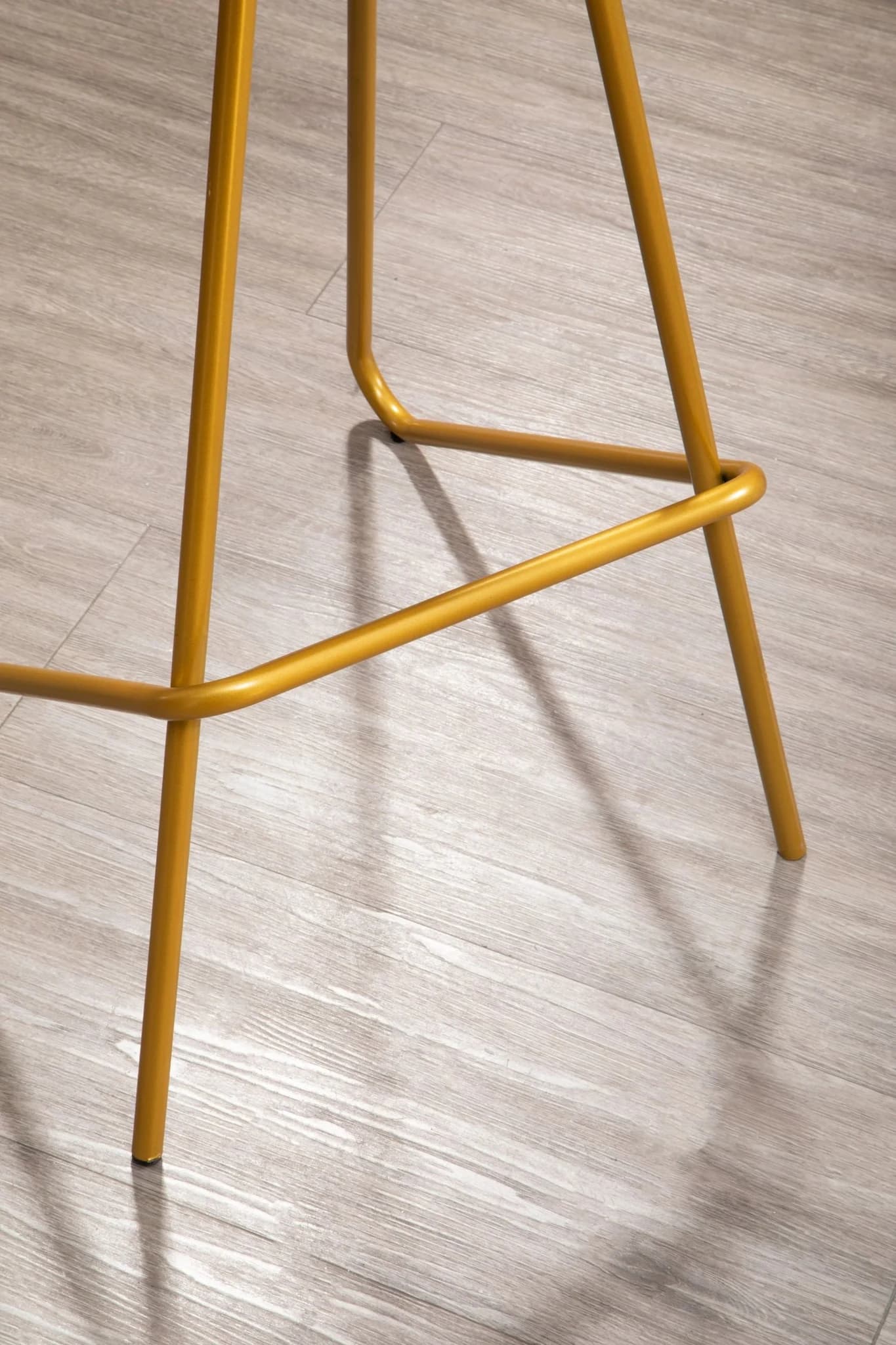 District Elm Wood Bar Stool With Metal Legs - Seating, photo 5 of 8