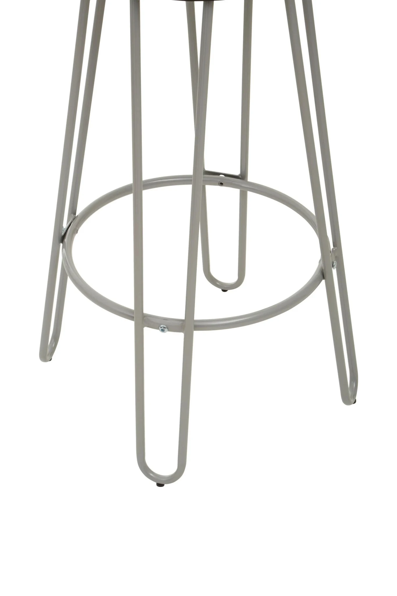 District Grey Finish Metal Frame Bar Stool - Seating, photo 5 of 6