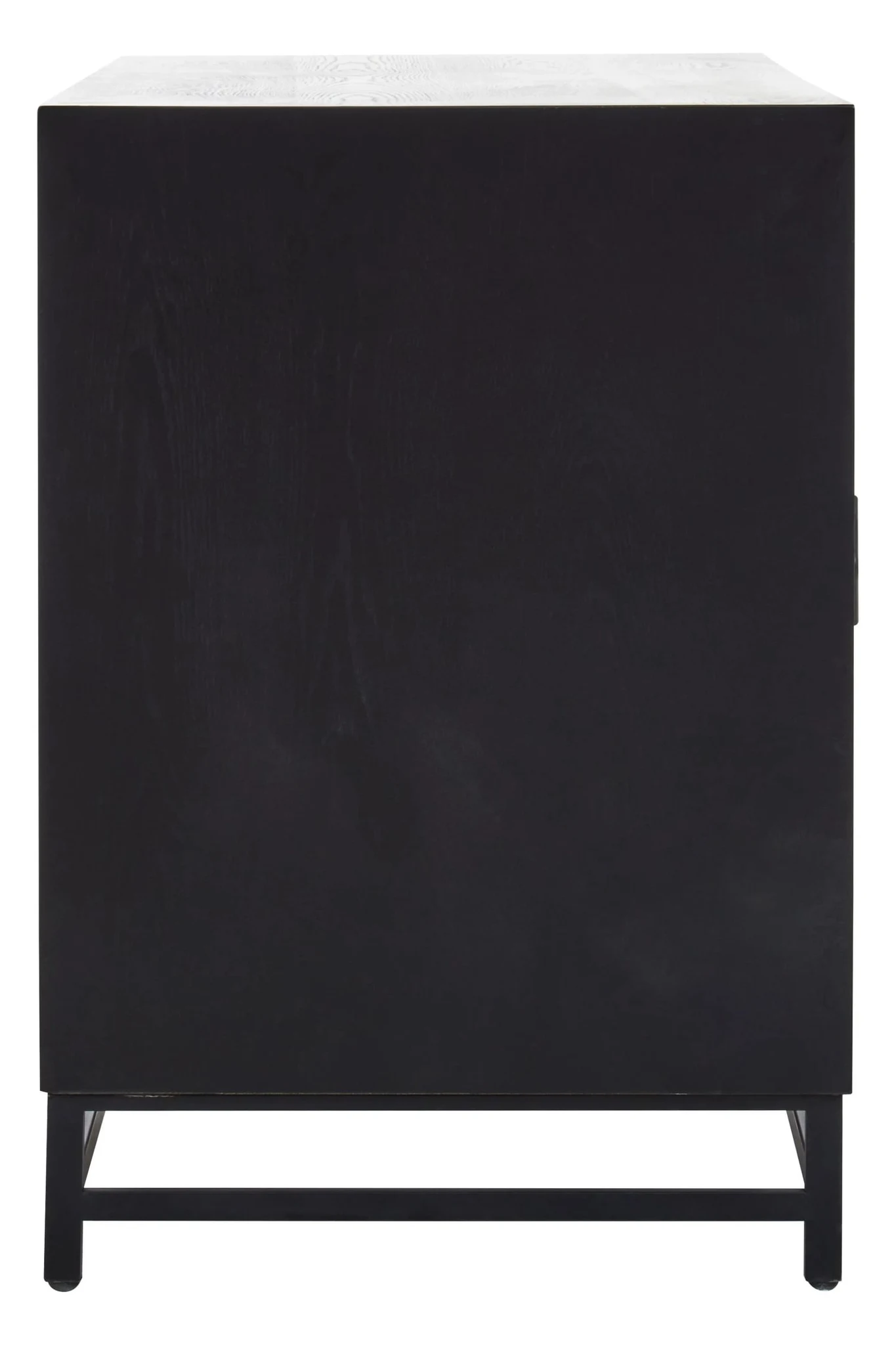 Lombok Black Rustic Chevron Four Door Sideboard - Bookcases & shelving, photo 3 of 8
