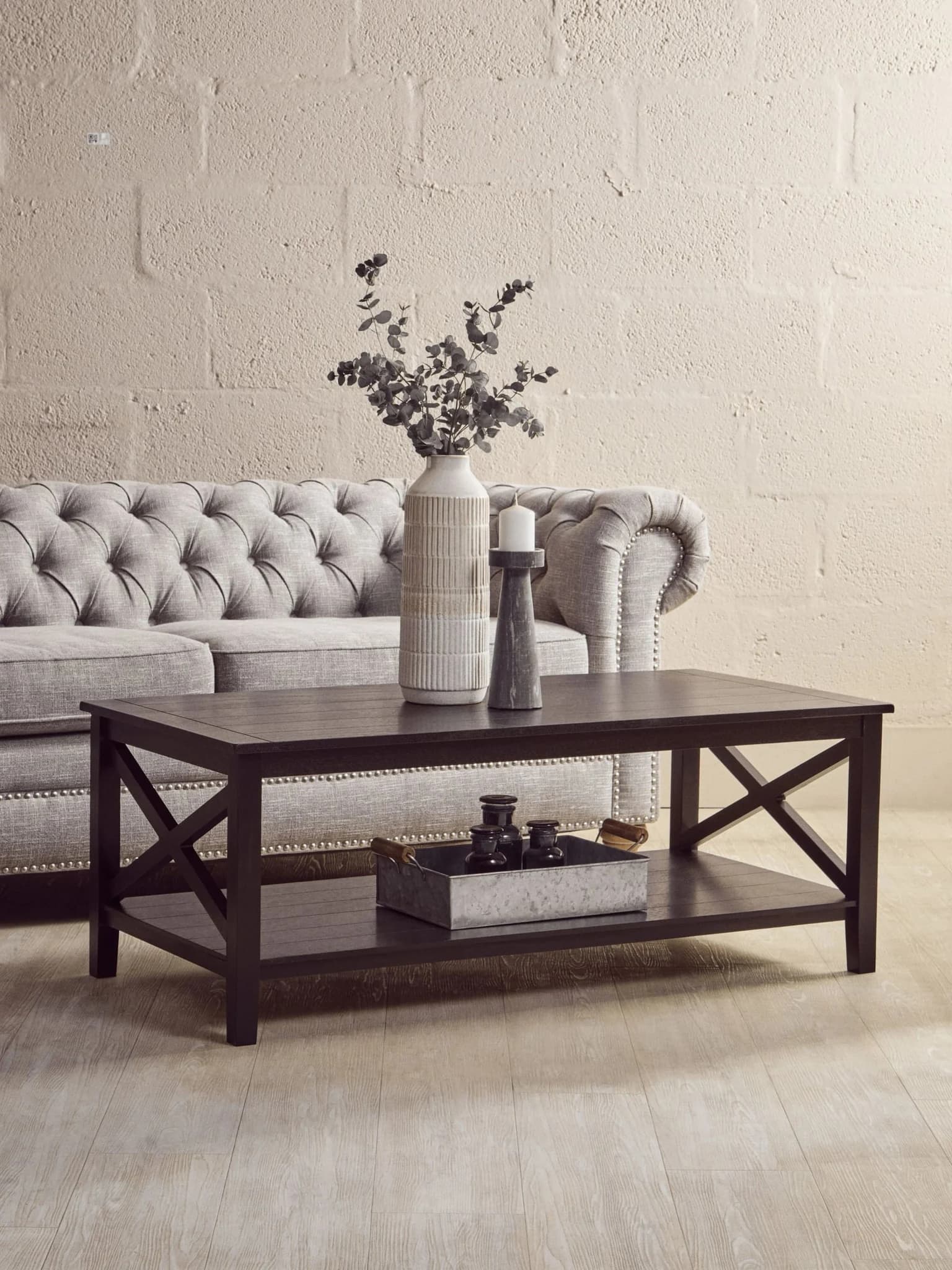 Heritage Black Wooden Coffee Table - Tables, photo 4 of 8