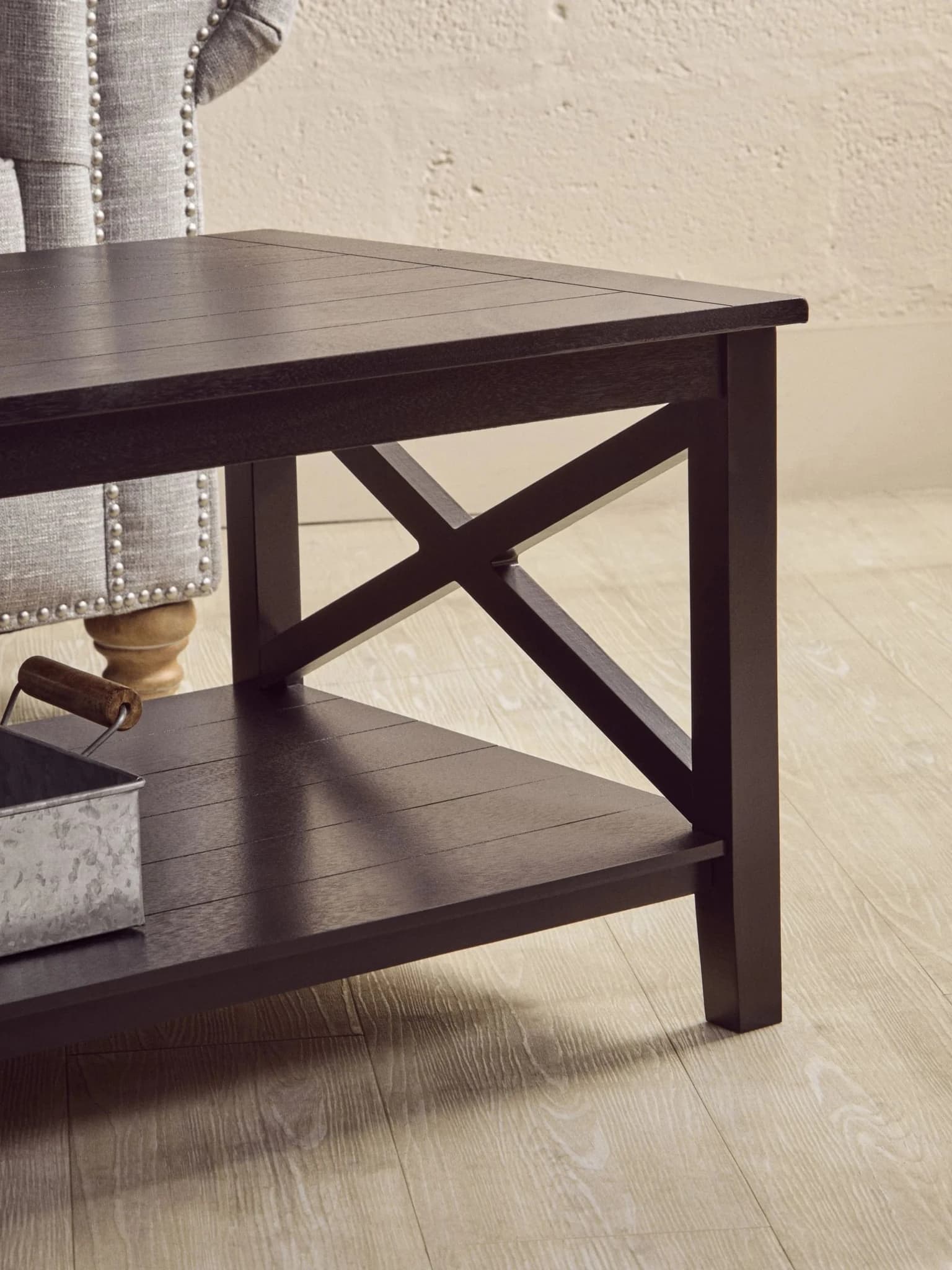 Heritage Black Wooden Coffee Table - Tables, photo 3 of 8