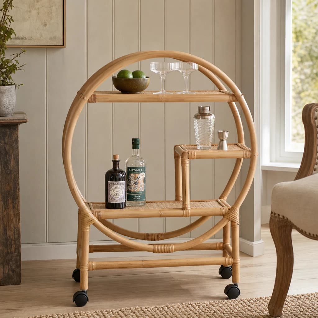 Mataram Rattan Shelf or Bar Unit - Bookcases & shelving, photo 1 of 8