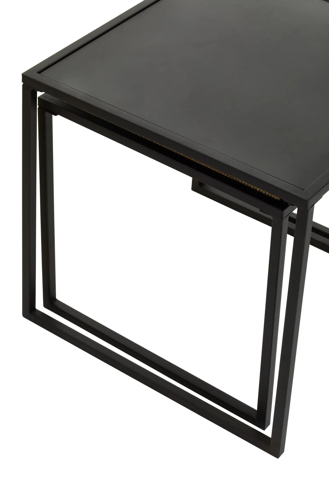 Depok Rattan And Metal Nest Of Two Tables - Tables, photo 6 of 8