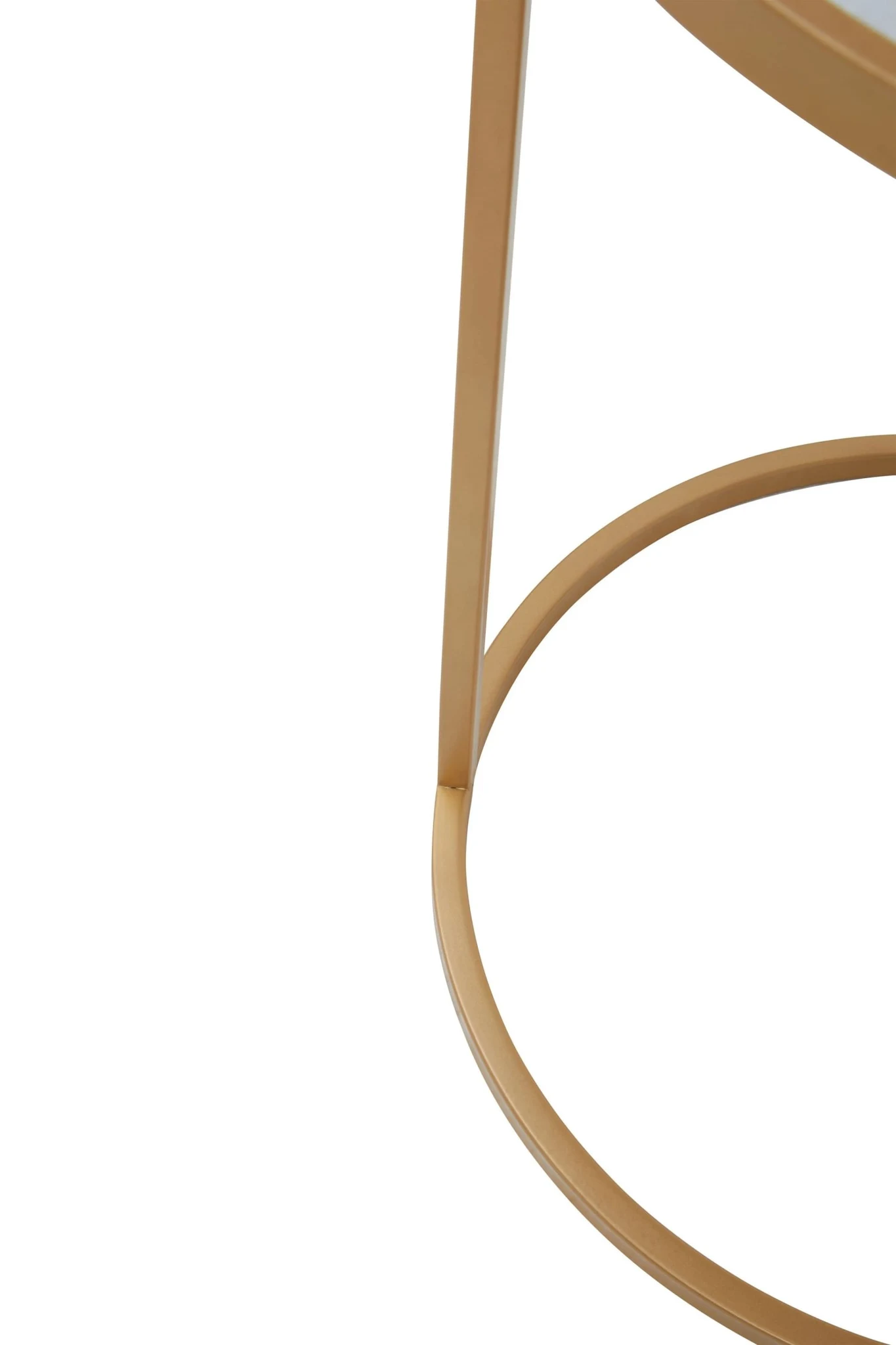 Colva White Marble and Gold Set Of Two Nesting Tables - Tables, photo 5 of 7