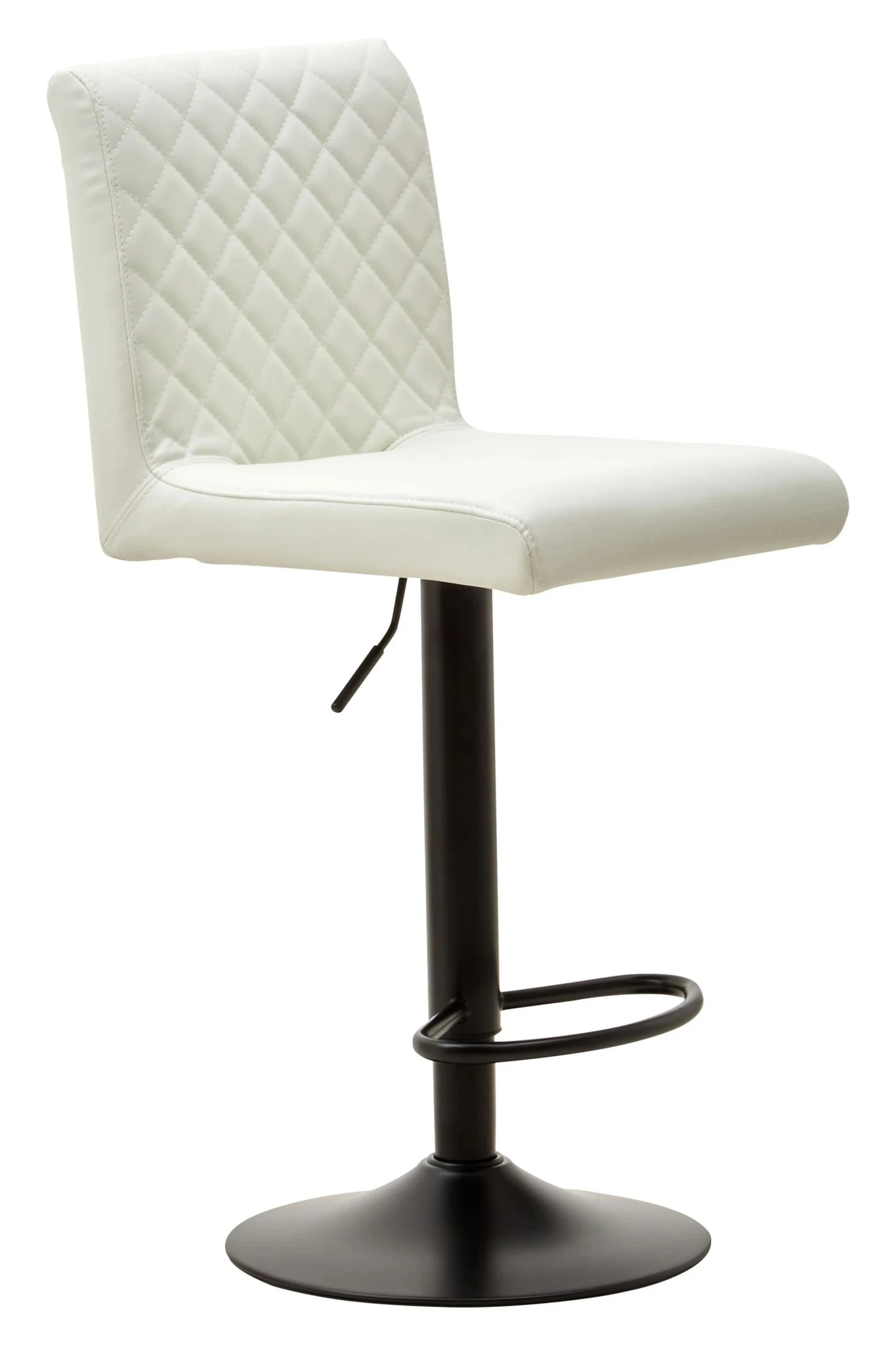 Baina High Back White Leather Effect Bar Chair - Seating, photo 4 of 8