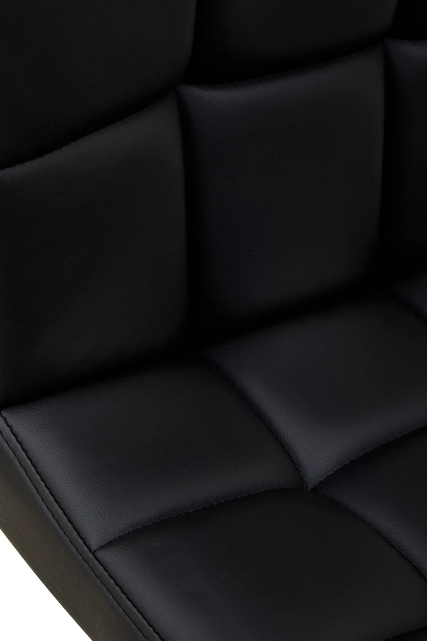 Baina Black Faux Leather Bar Chair - Seating, photo 5 of 8