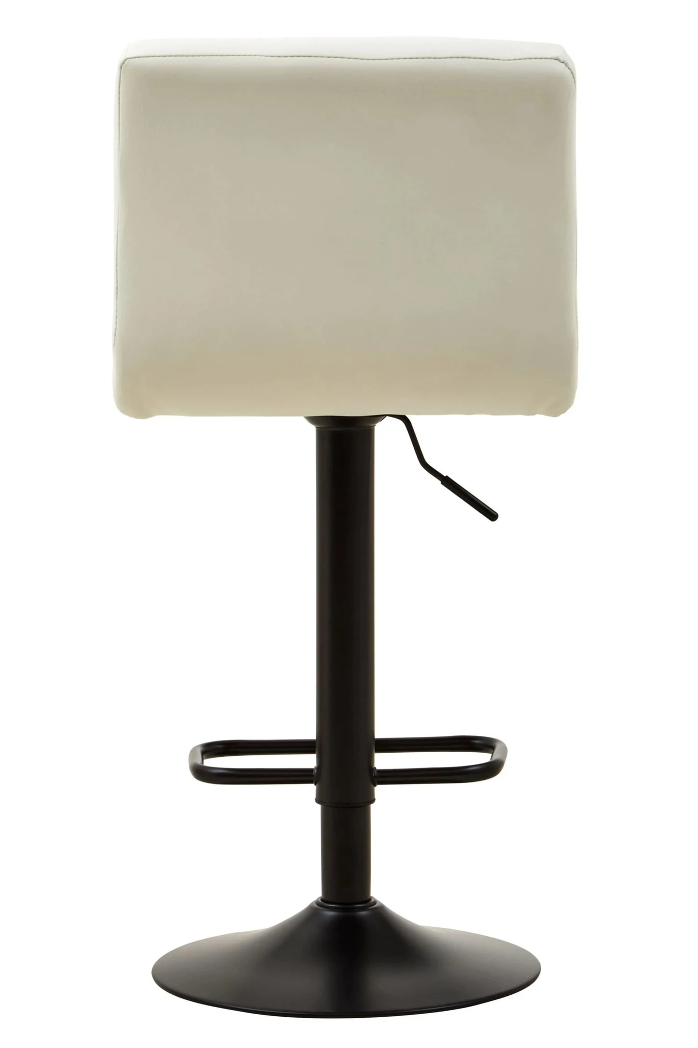 Baina White Faux Leather Bar Chair - Seating, photo 2 of 8