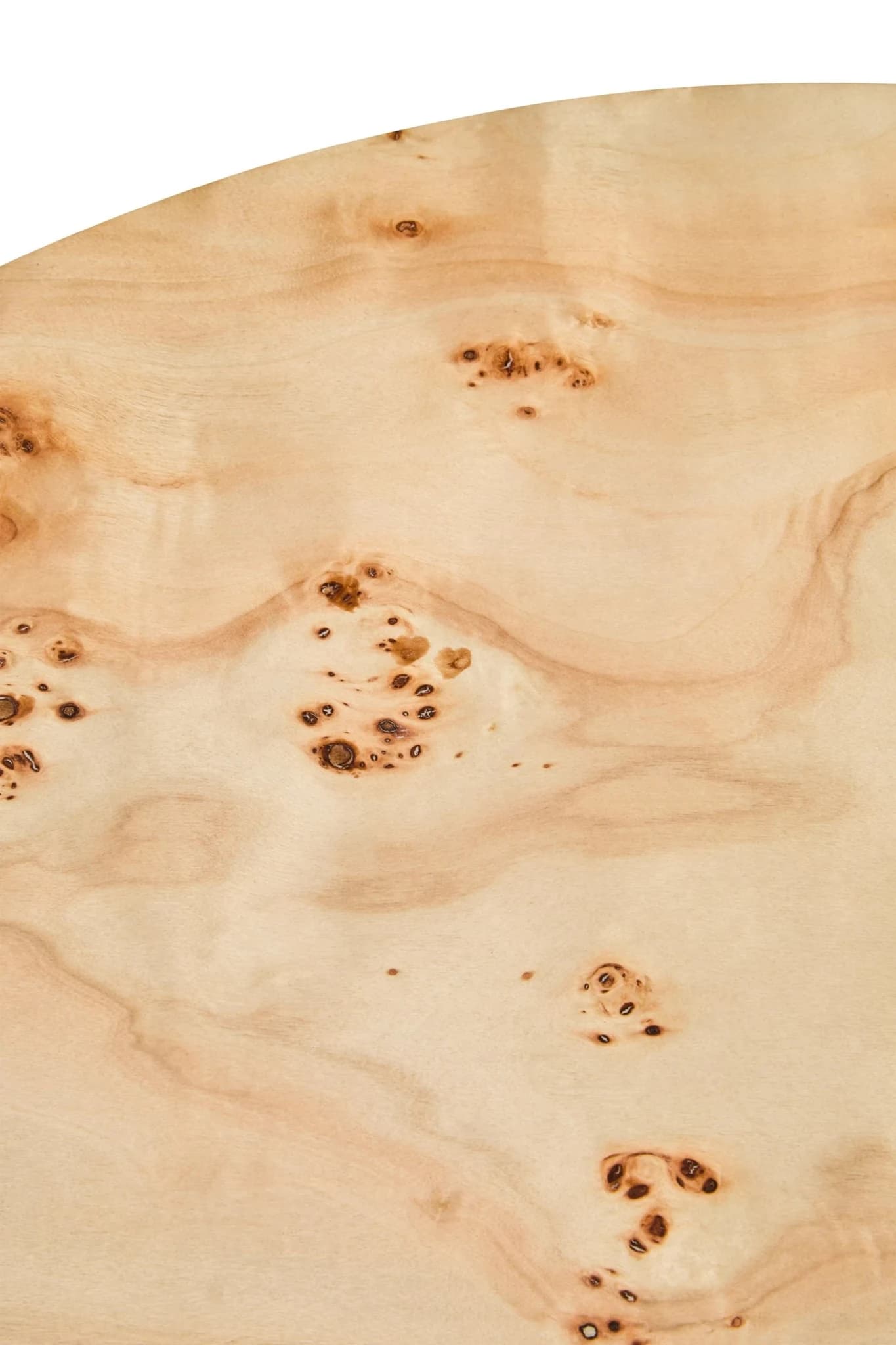 Mota Burl Wood Design Round Coffee Table - Tables, photo 8 of 8