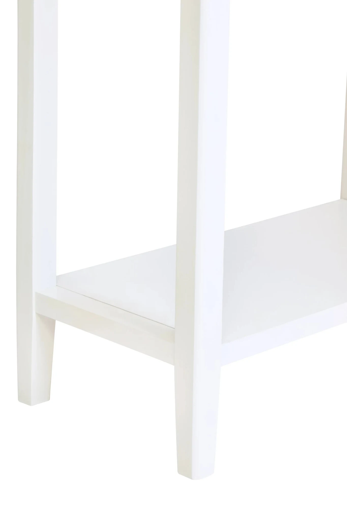 Heritage Two Drawer White Wooden Console Table - Tables, photo 6 of 8