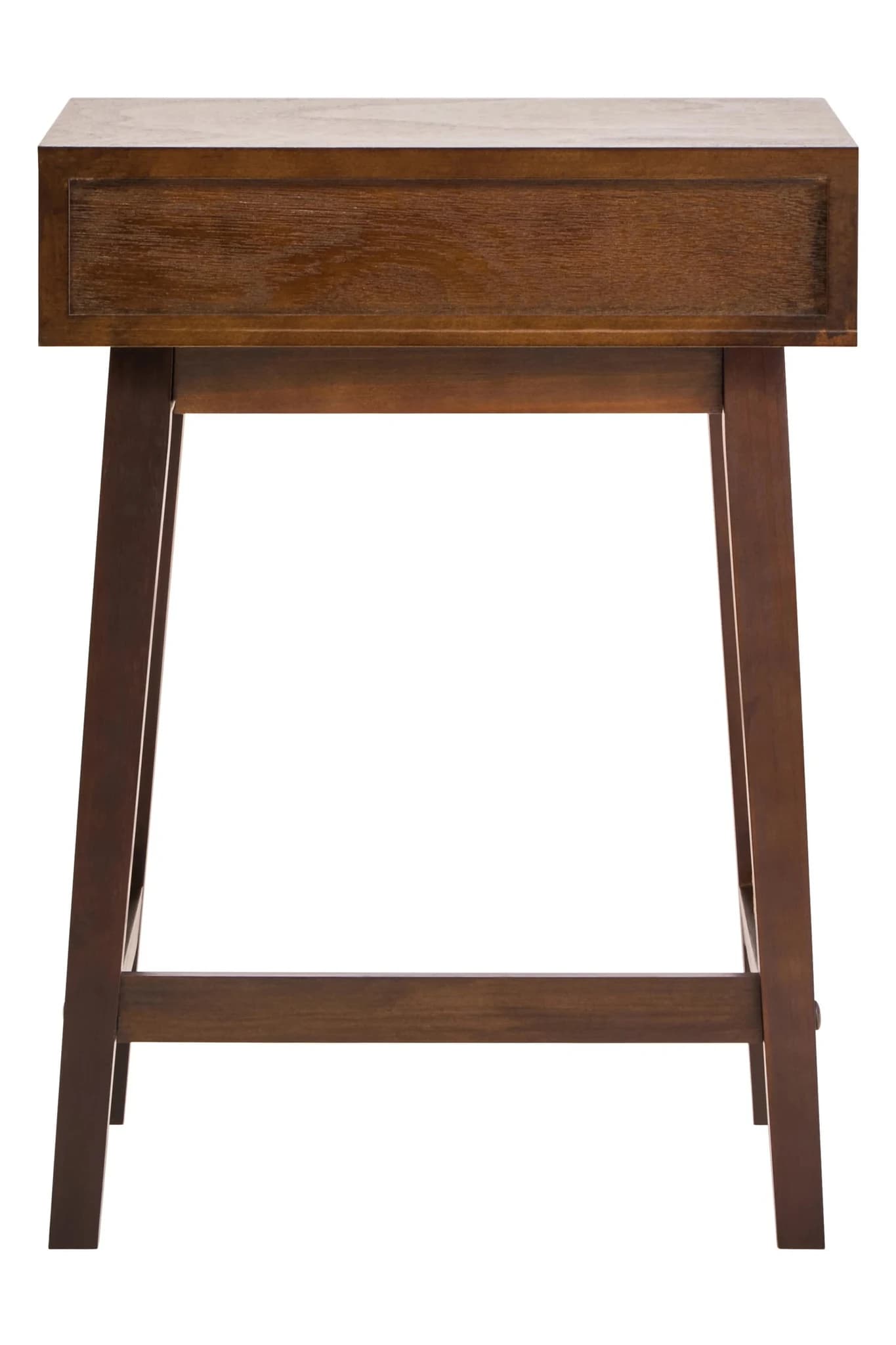Heritage One Drawer Walnut Wood Finish Side Table - Tables, photo 2 of 8