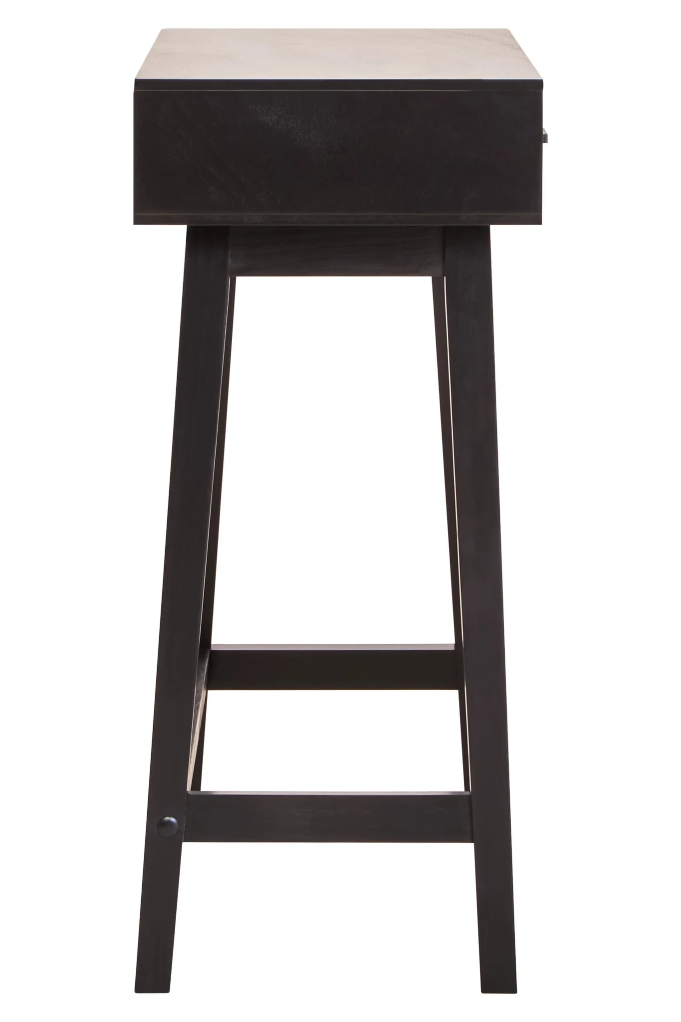 Heritage Two Drawer Black Finish Wooden Console Table - Tables, photo 3 of 8