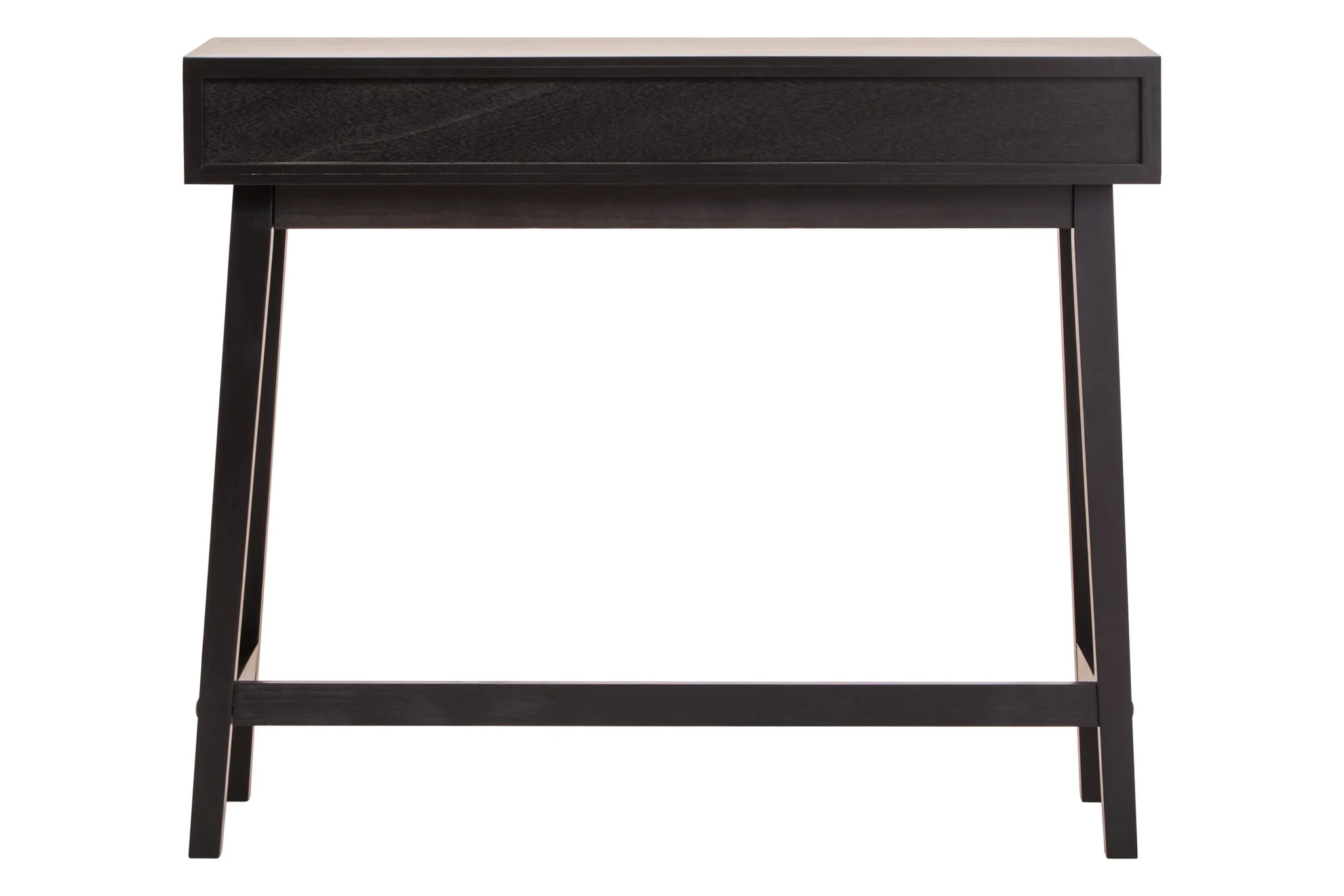 Heritage Two Drawer Black Finish Wooden Console Table - Tables, photo 2 of 8