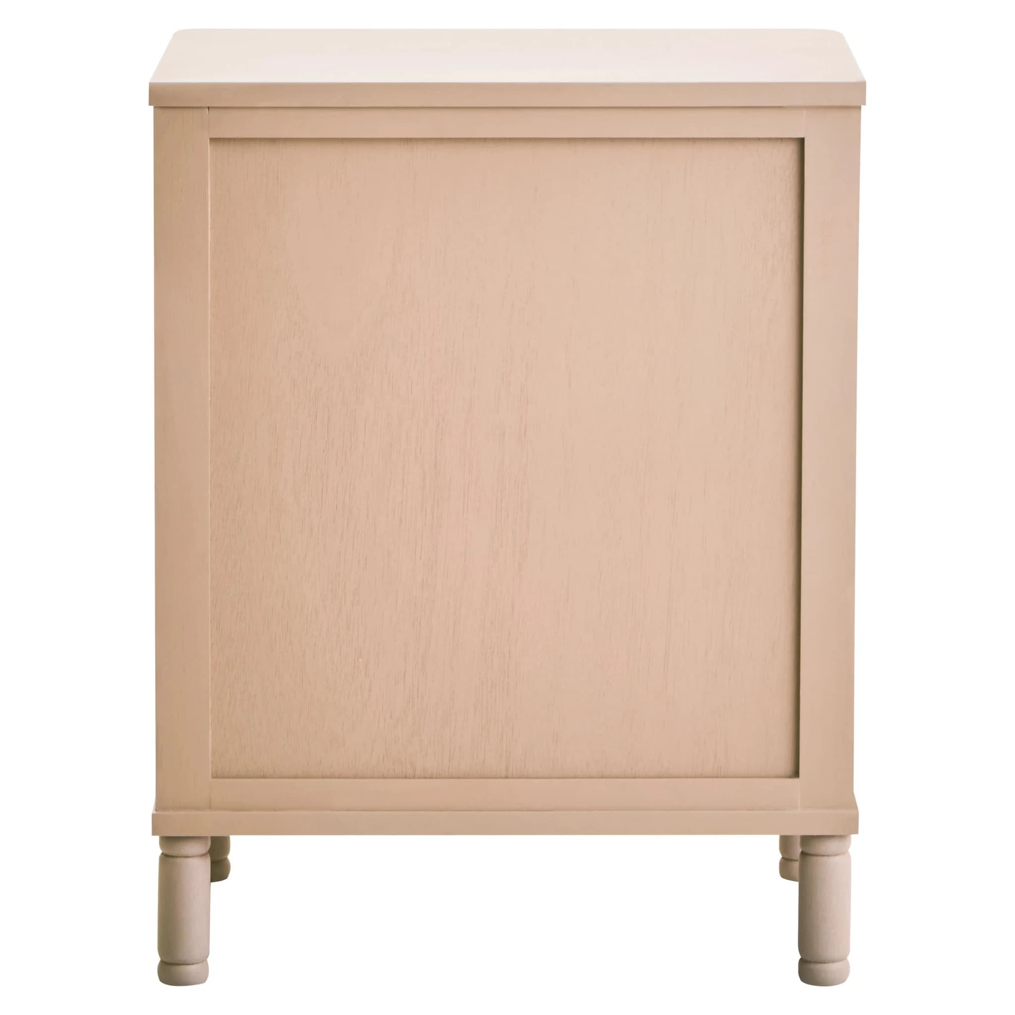 Heritage Reed Detail Taupe Three Drawer Wooden Chest - Furniture, photo 6 of 8