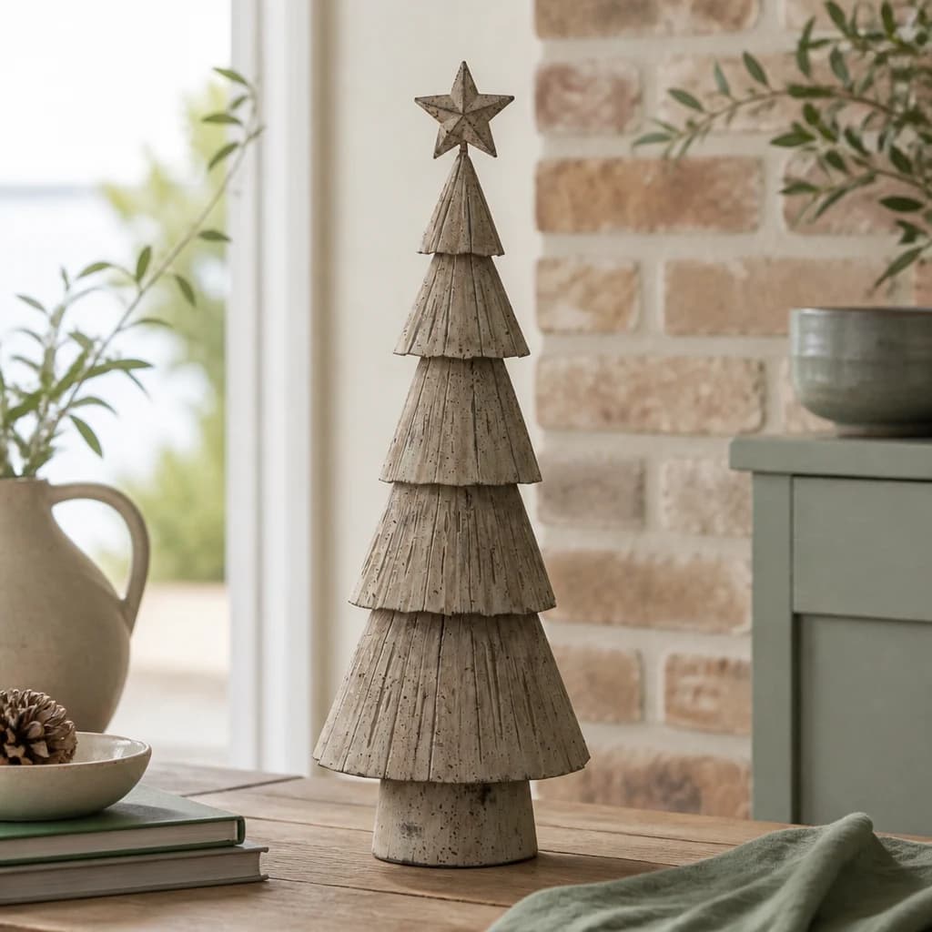 Large Rustic Bough Tree With Star - Sculptures & ornaments, photo 1 of 3