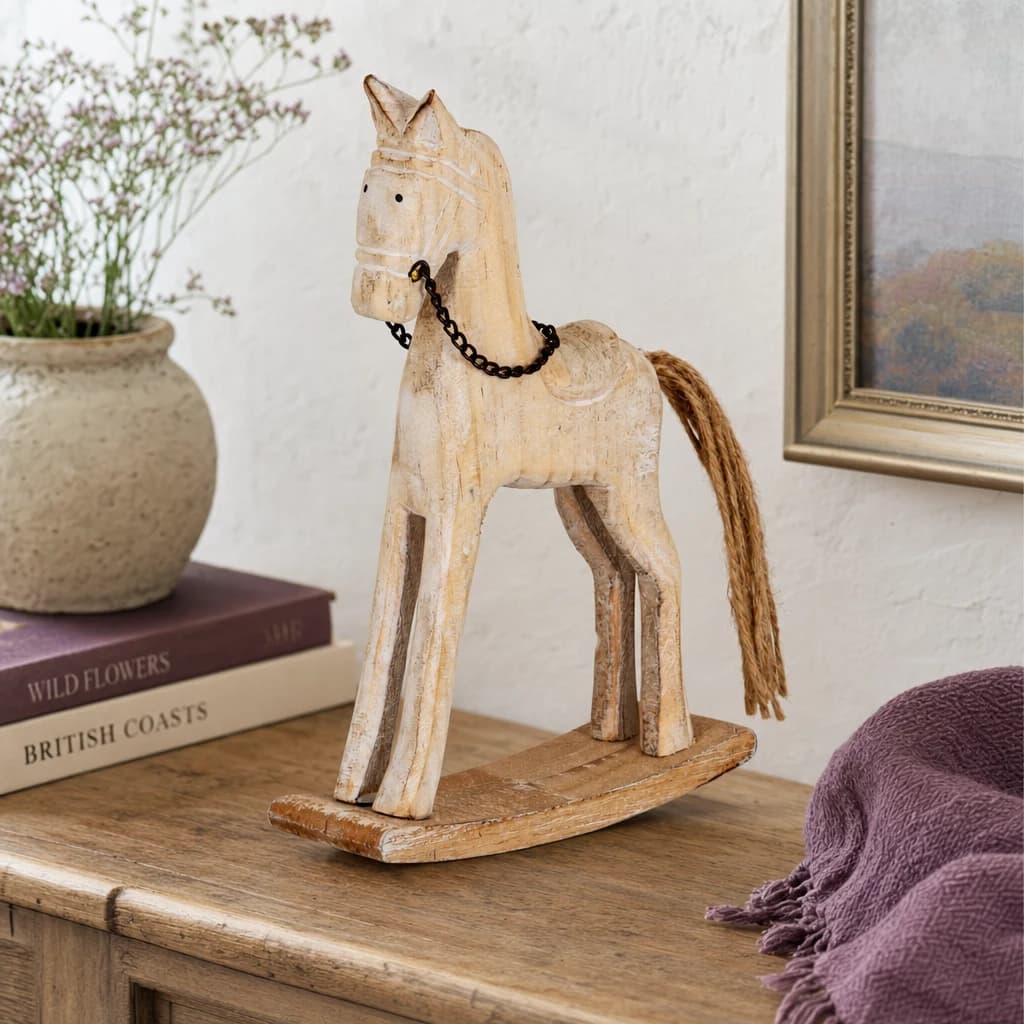 Natural Rustic Rocking Horse - Wall art & frames, photo 1 of 4