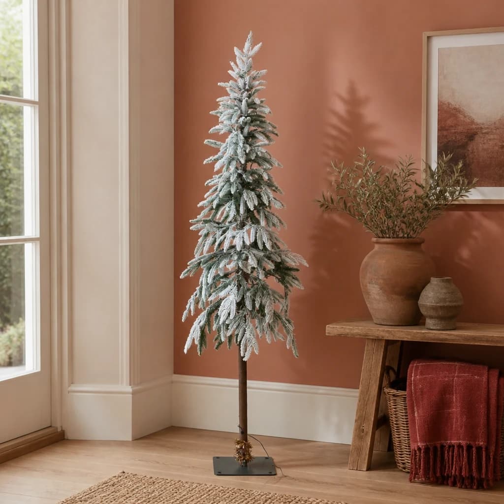 Large Snowy Woodland Pre-Lit 350 Led Christmas Tree - Artificial plants & flowers, photo 1 of 4