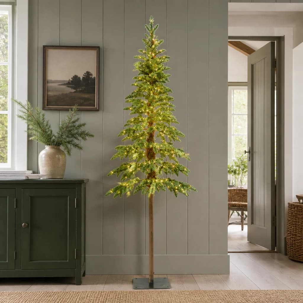 Large Green Woodland Pre-Lit 350 Led Christmas Tree - Artificial plants & flowers, photo 1 of 2
