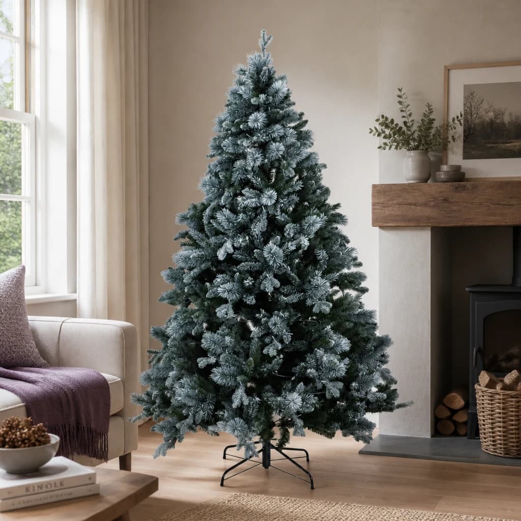 Snowy Forest Fir Pre-Lit 400L Led Christmas Tree - Artificial plants & flowers, photo 1 of 3
