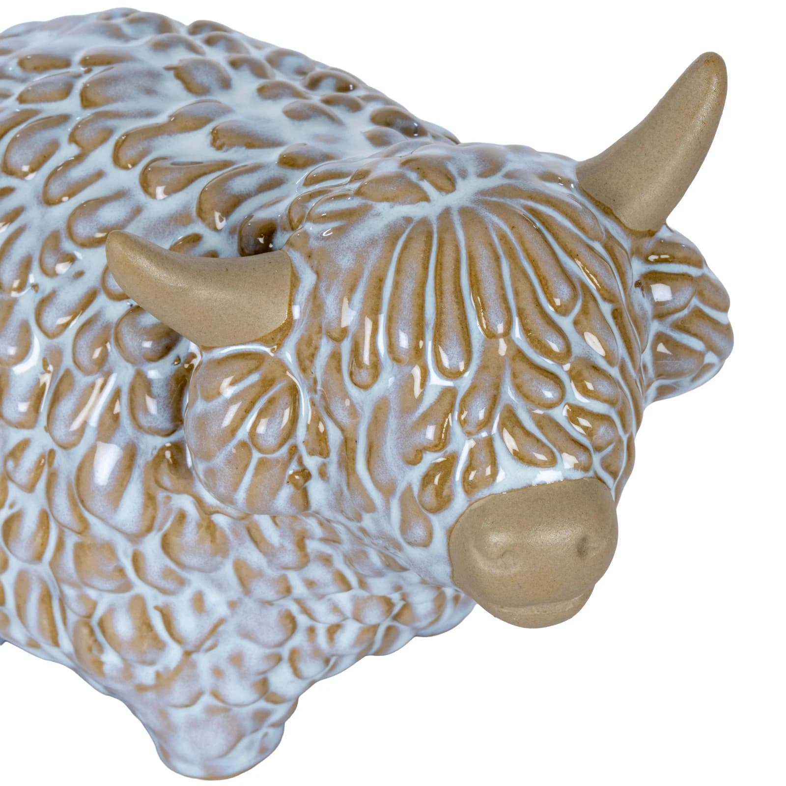 Medium Alora Ceramic Highland Cow - Vases, photo 3 of 4