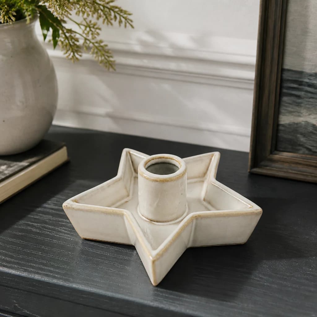 Alora Ceramic Star Candle Holder - Candles, photo 1 of 2