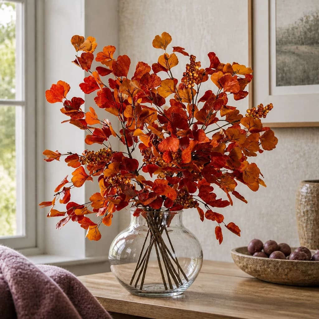Large Autumn Spray With Berries — Pack of 5 - Artificial plants & flowers, photo 1 of 4