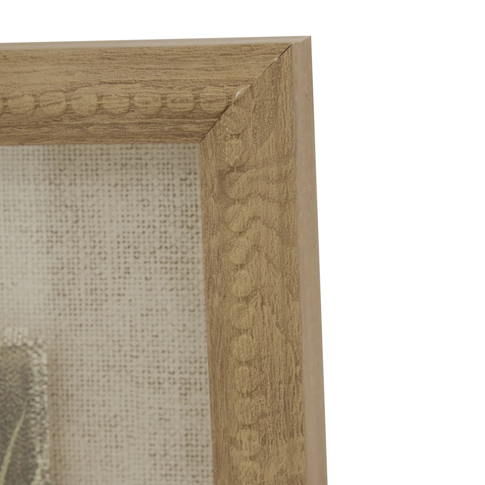 Flora & Fauna Collection Avocet On Linen In Beaded Frame - Wall art & frames, photo 4 of 4