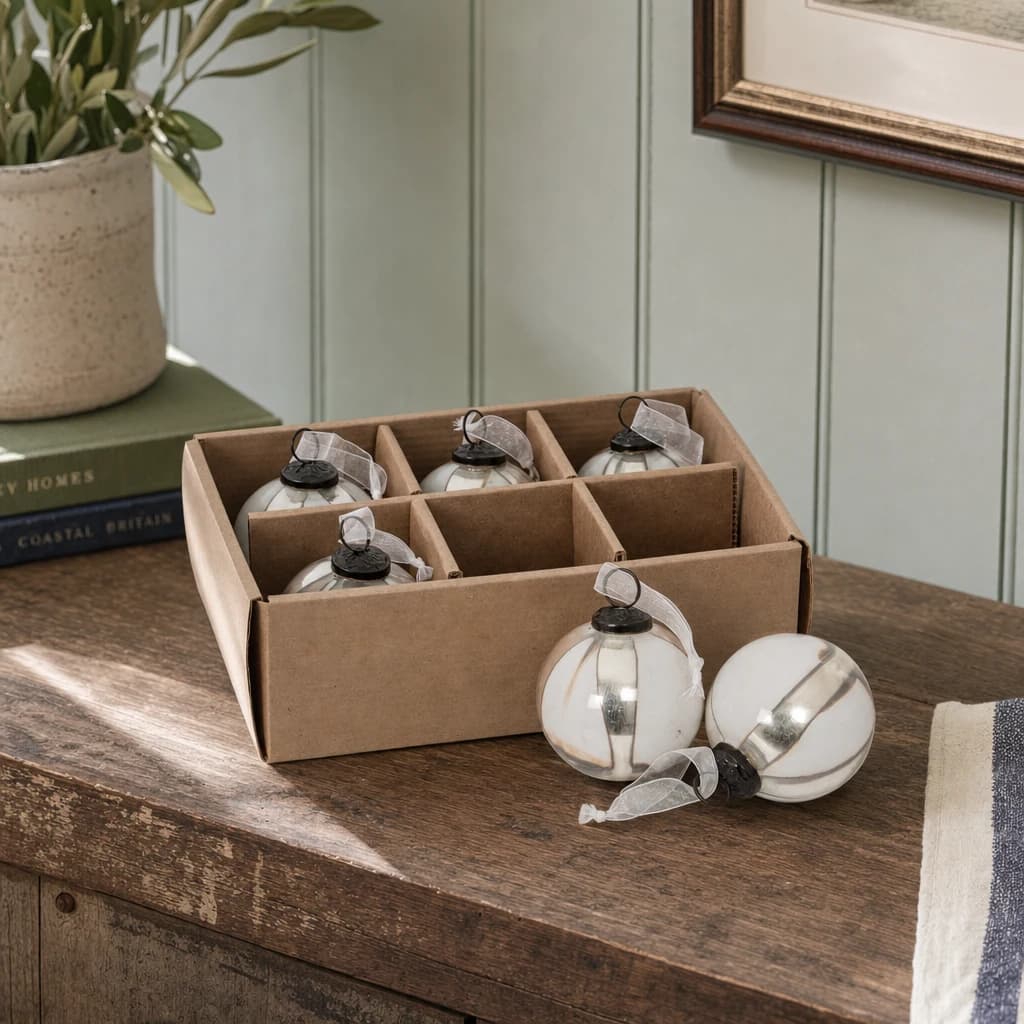 Coffee Ombre Set Of 6 Baubles - Vases, photo 1 of 4