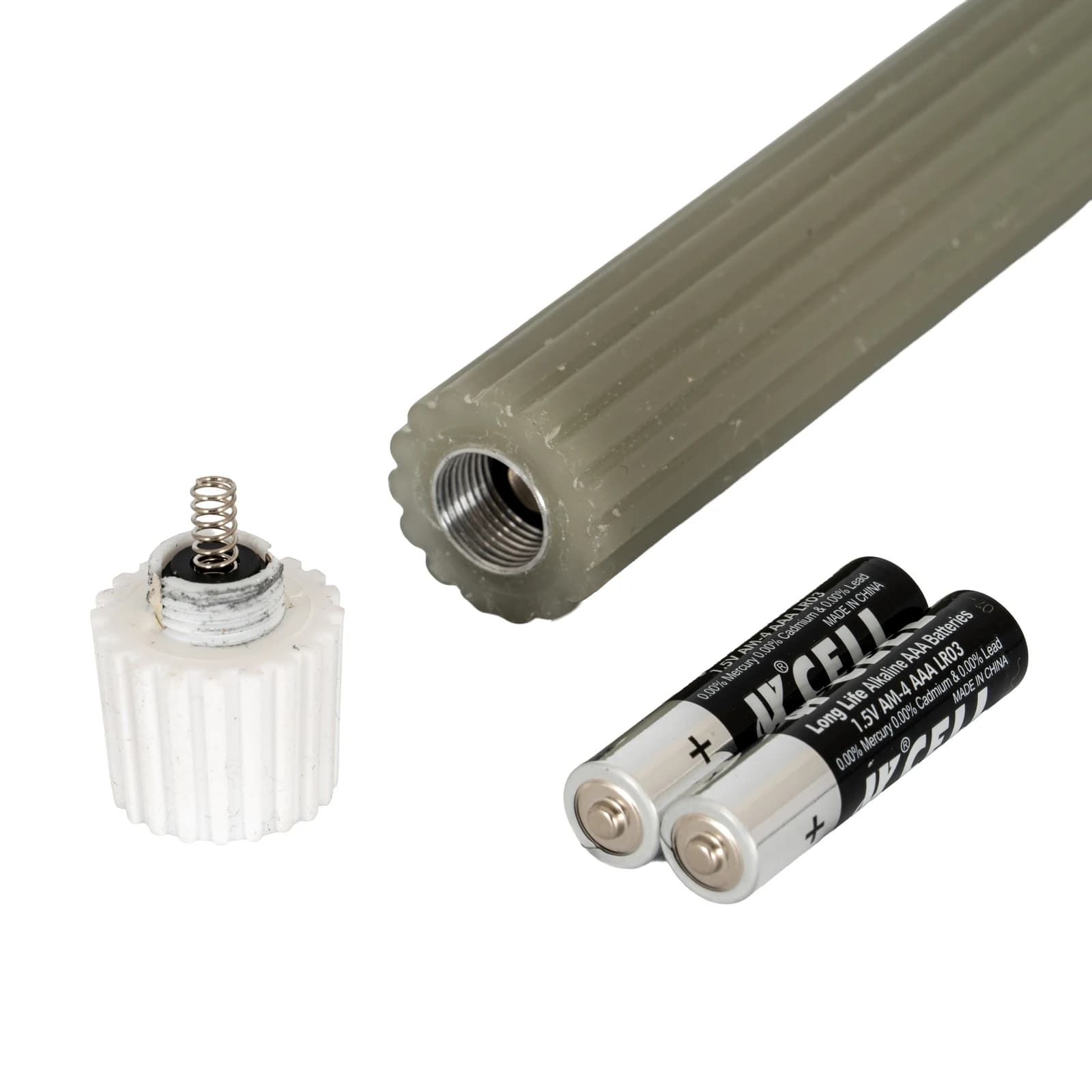 Luxe Collection Natural Glow Sage Ribbed Taper Candles - Candles, photo 4 of 5