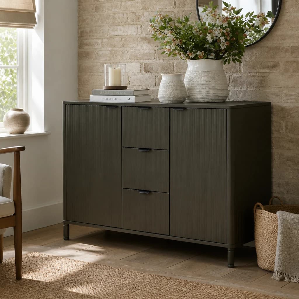 Reed Collection 3 Drawer 2 Door Cabinet
