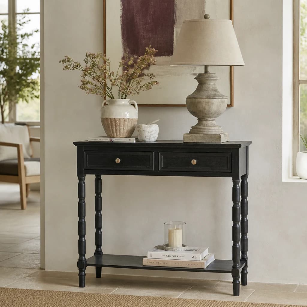 Contour Collection 2 Drawer Console - Console tables, photo 1 of 5