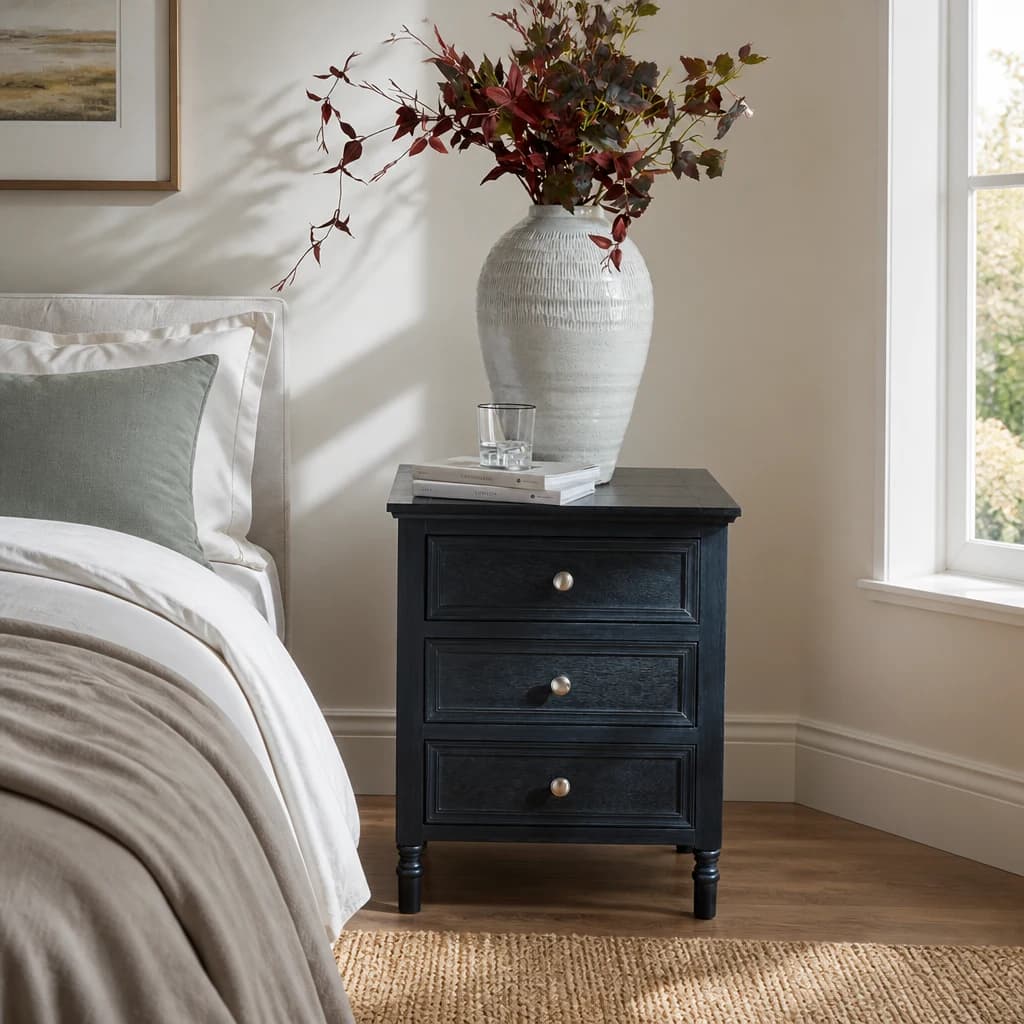 Contour Collection 3 Drawer Side Table - Side tables, photo 1 of 4
