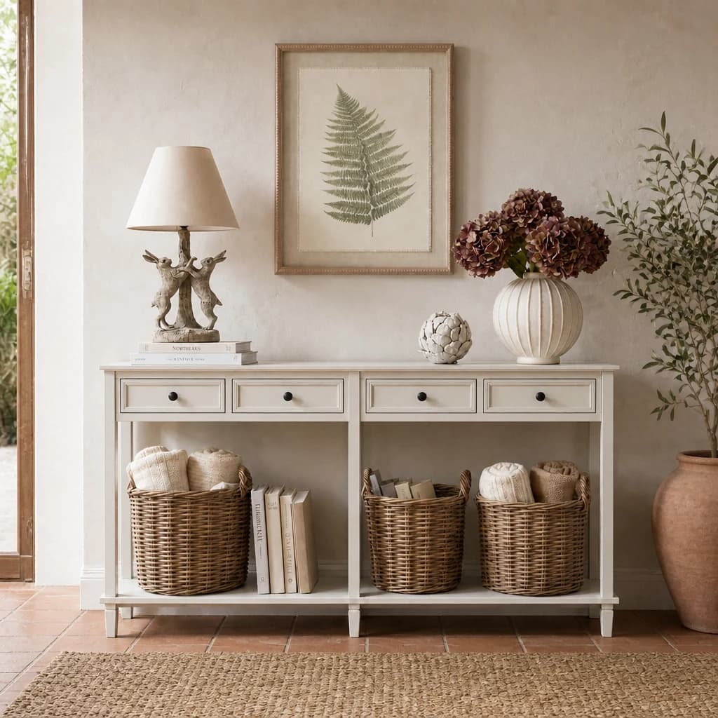 Belmont Collection 4 Drawer Console - Console tables, photo 1 of 4