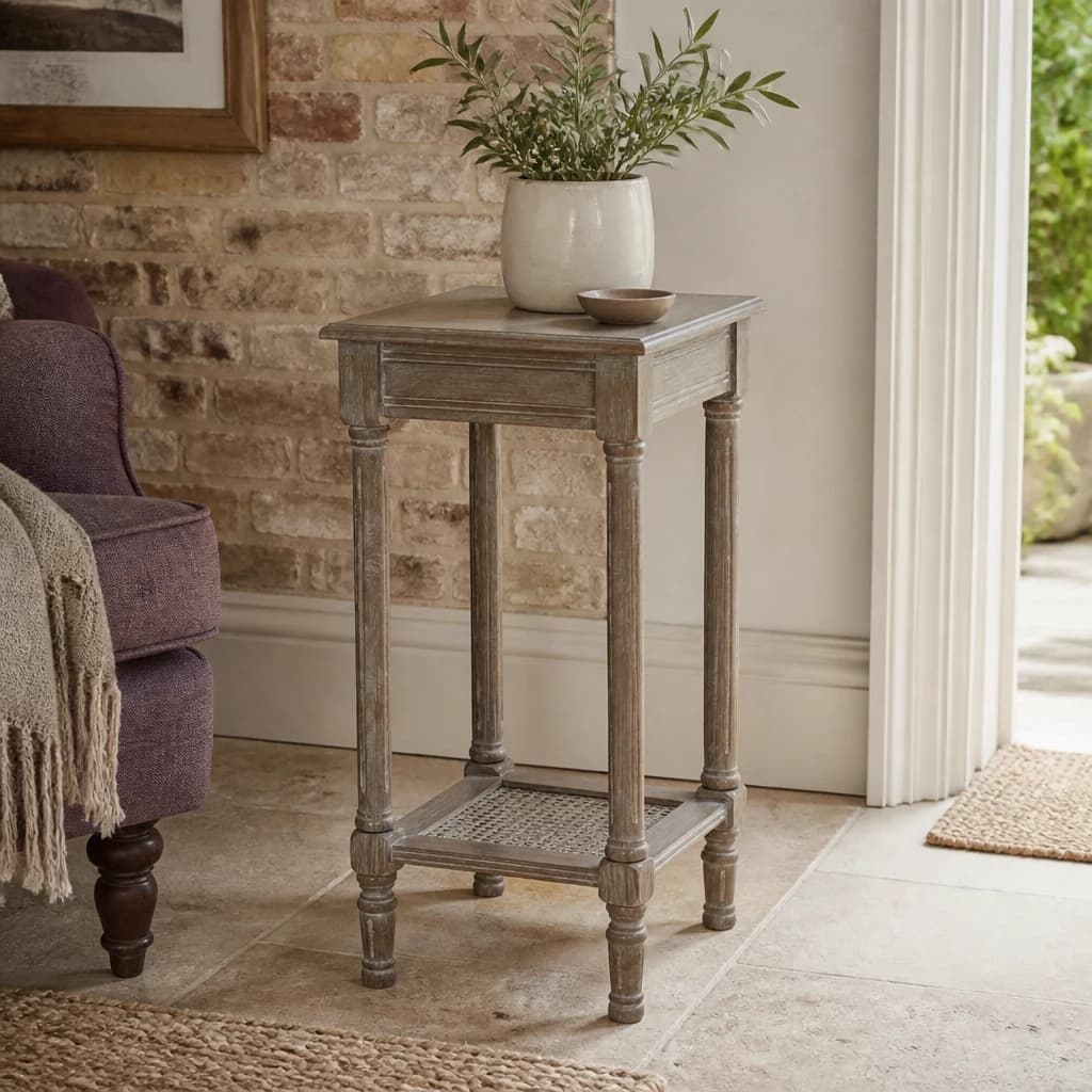 Serene Rattan Collection Small Side Table - Side tables, photo 1 of 5