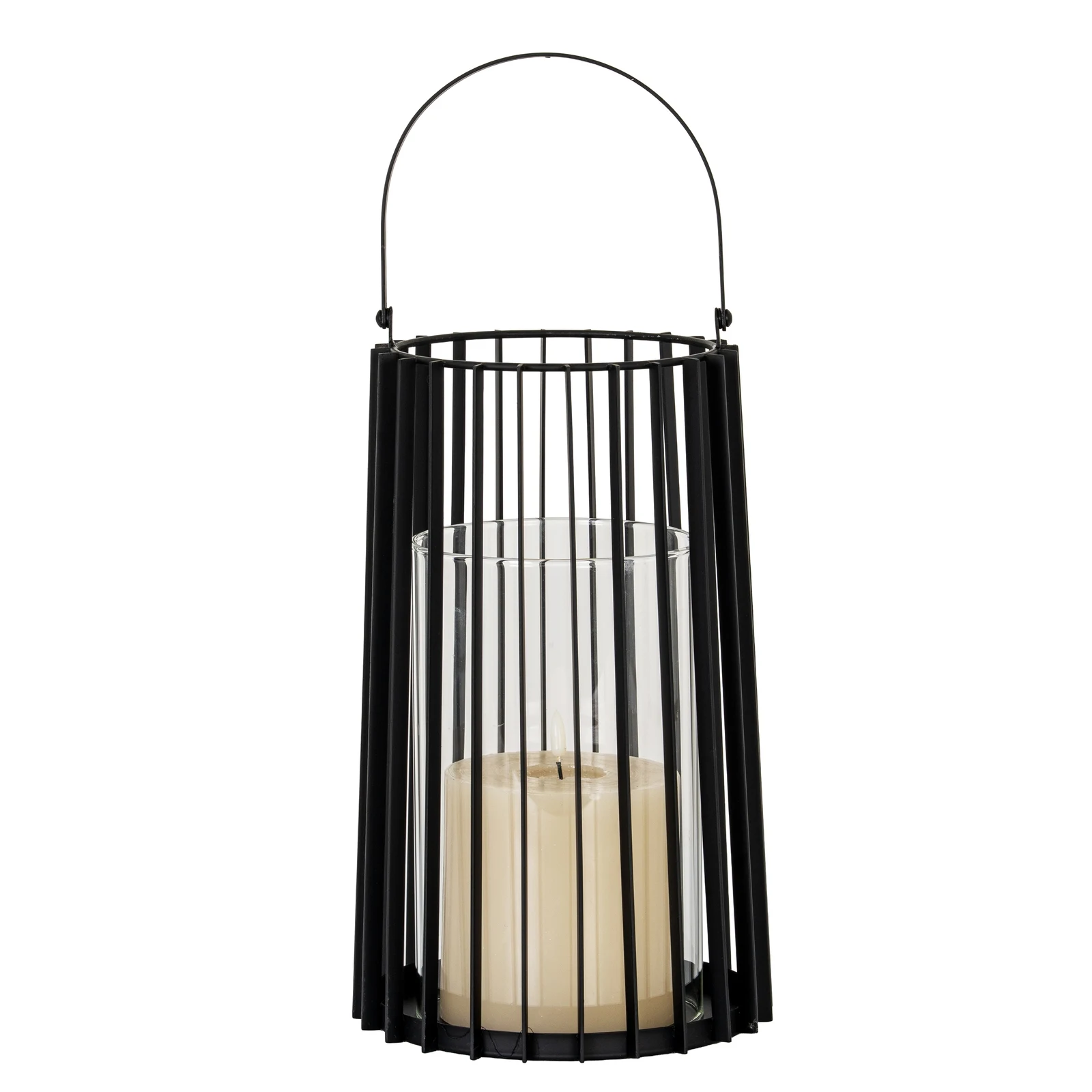 Lynk Large Lantern With Handle And Glass Candle Holder - Lanterns, photo 2 of 5