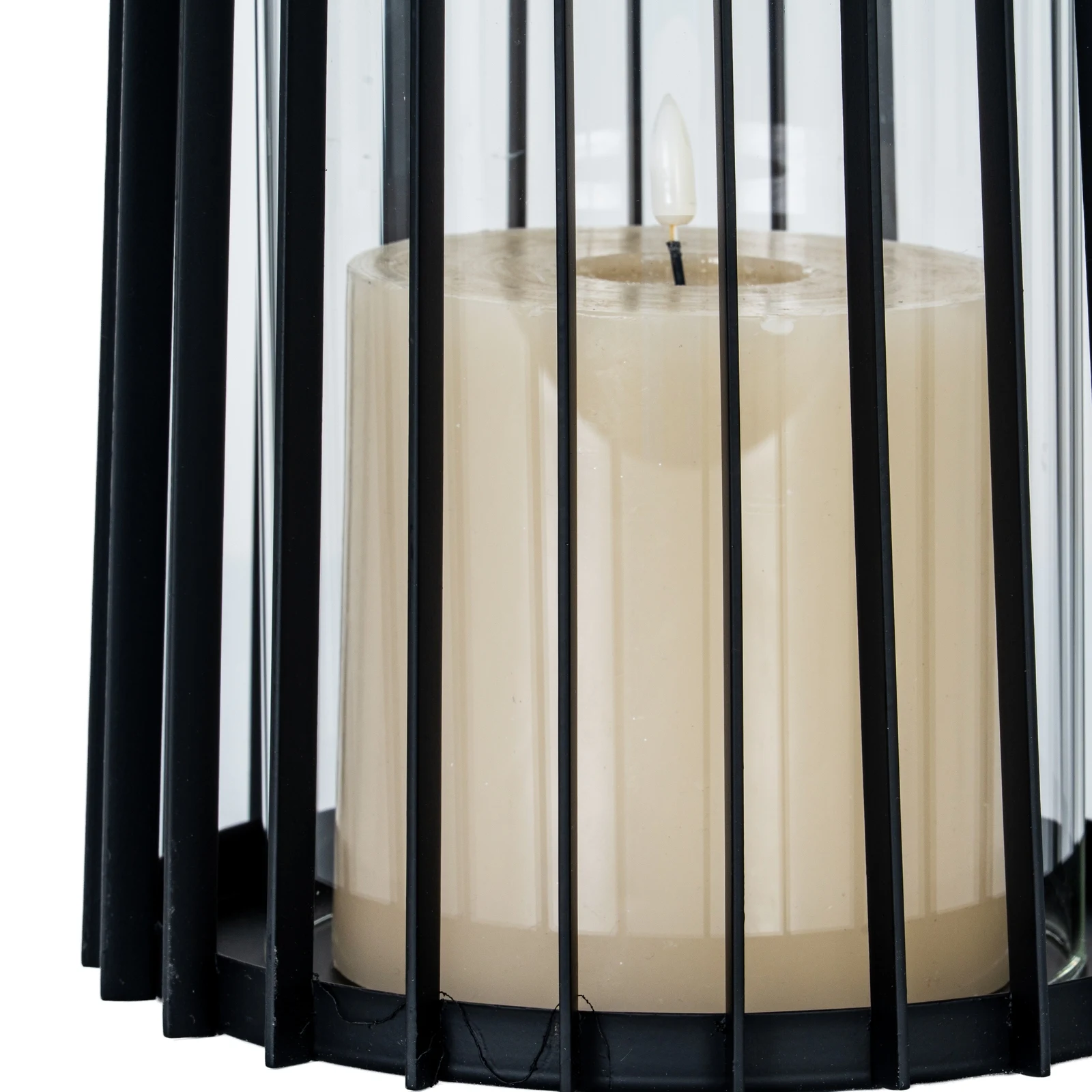 Lynk Large Lantern With Handle And Glass Candle Holder - Lanterns, photo 5 of 5