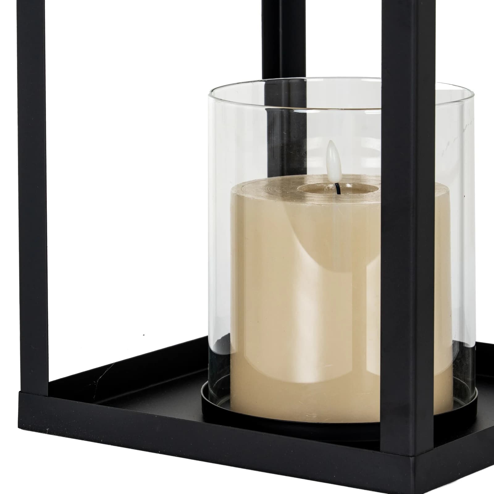 Astra Large Lantern With Glass Candle Holder - Lanterns, photo 4 of 5