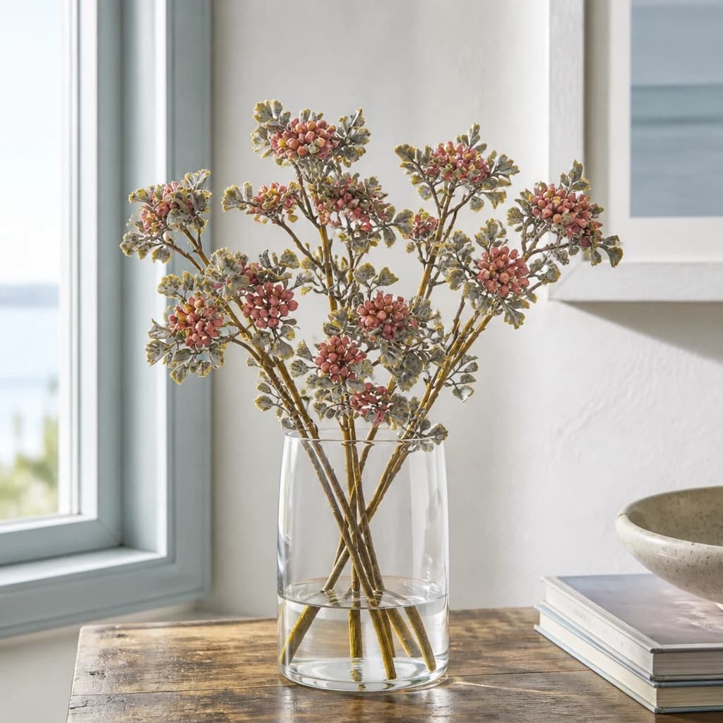 Pink Berry Spray — Pack of 5 - Artificial plants & flowers, photo 1 of 2