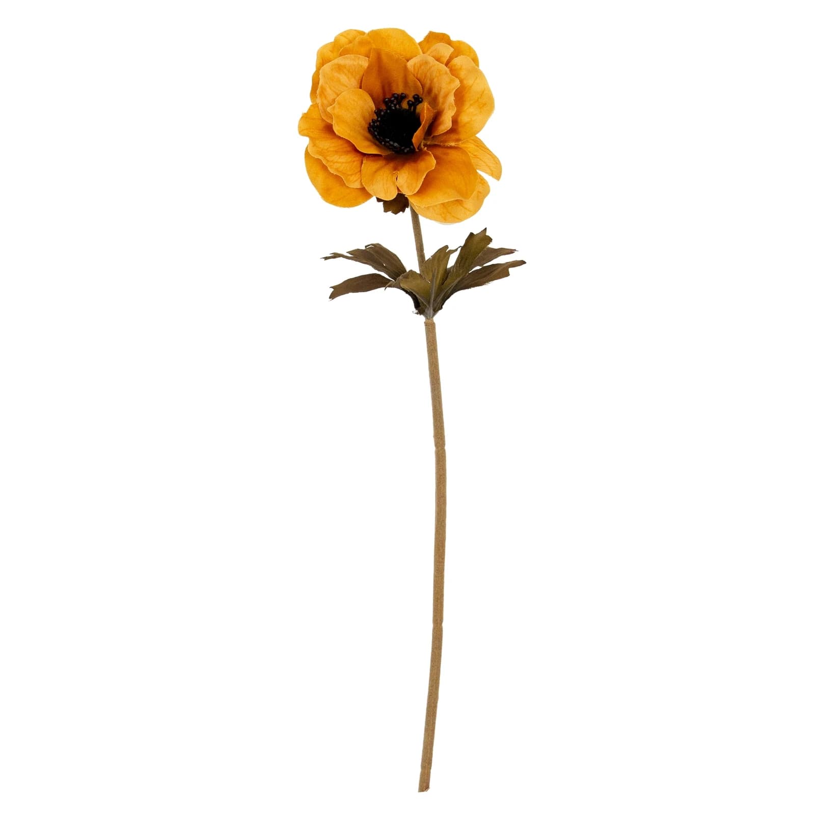 Orange Anemone Stem — Pack of 5 - Artificial plants & flowers, photo 2 of 2
