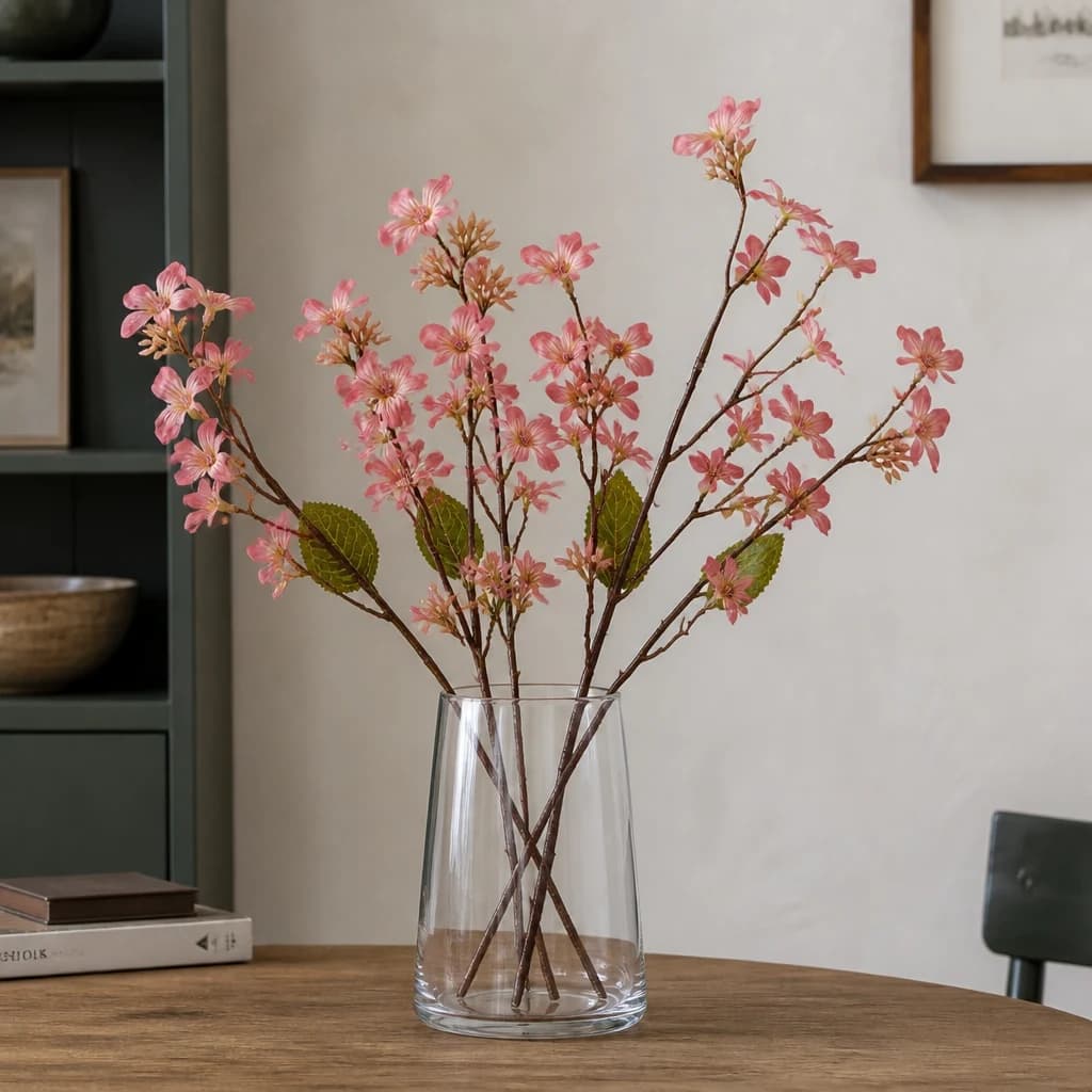 Pink Vernicia Fordii Spray — Pack of 5 - Artificial plants & flowers, photo 1 of 2