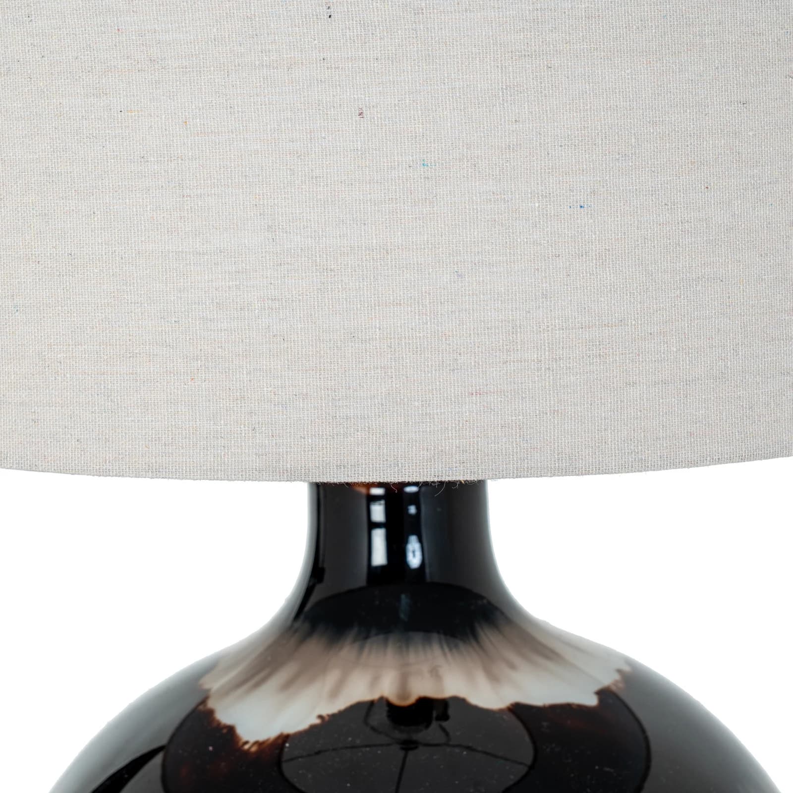 Sepia Shadows Table Lamp With Linen Shade - Table lamps, photo 5 of 5