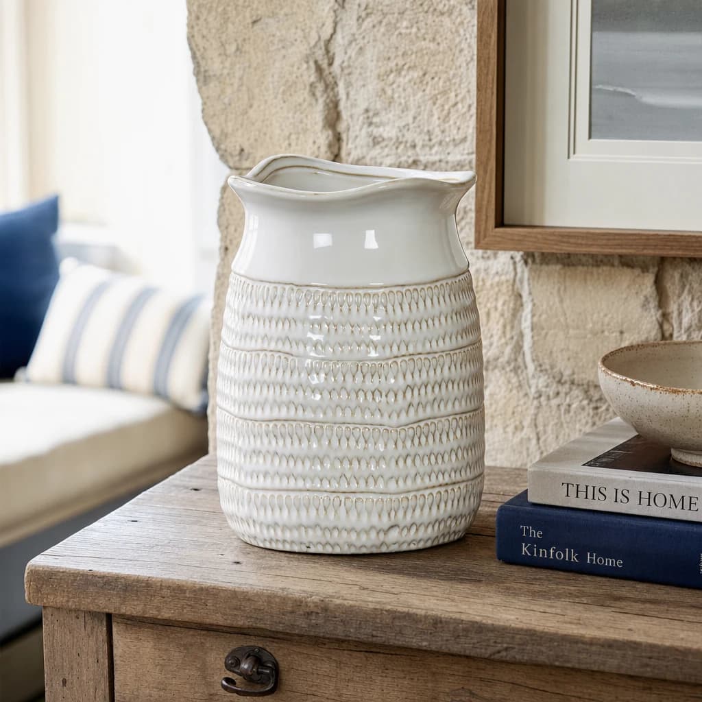 Tava Cylinder Hewn Vase - Vases, photo 1 of 4