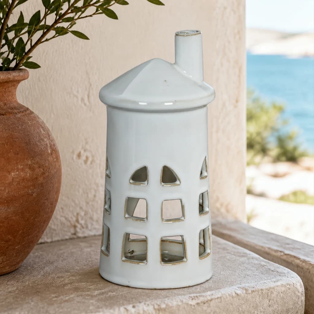 Rhea Medium Lighthouse Tealight Holder - Candles, photo 1 of 5