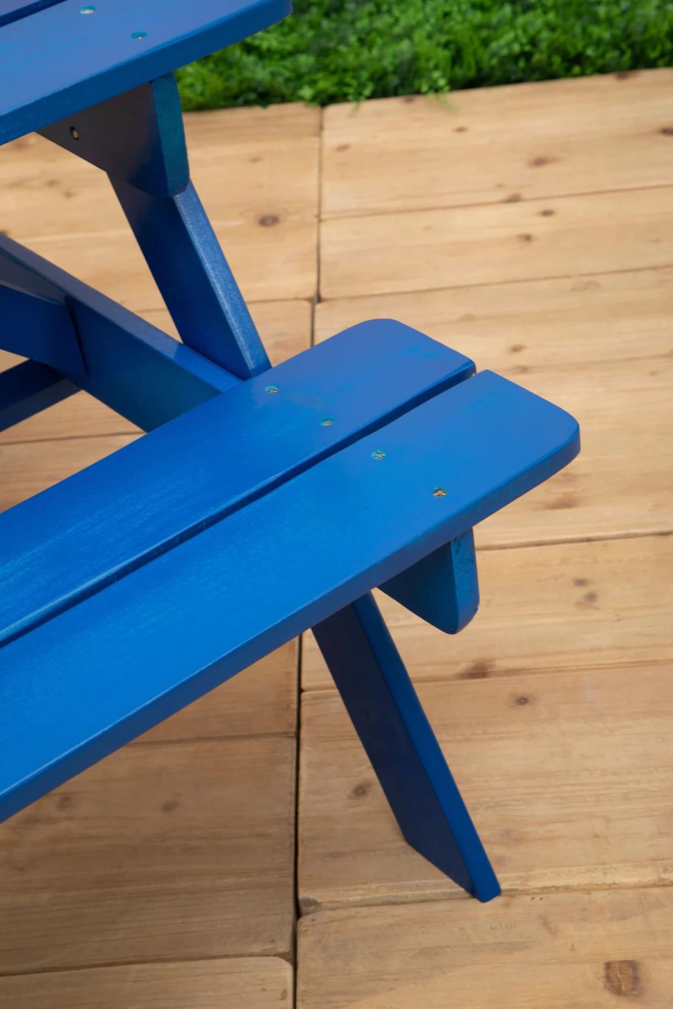 Brighton Blue Kids Picnic Bench - Furniture, photo 2 of 8