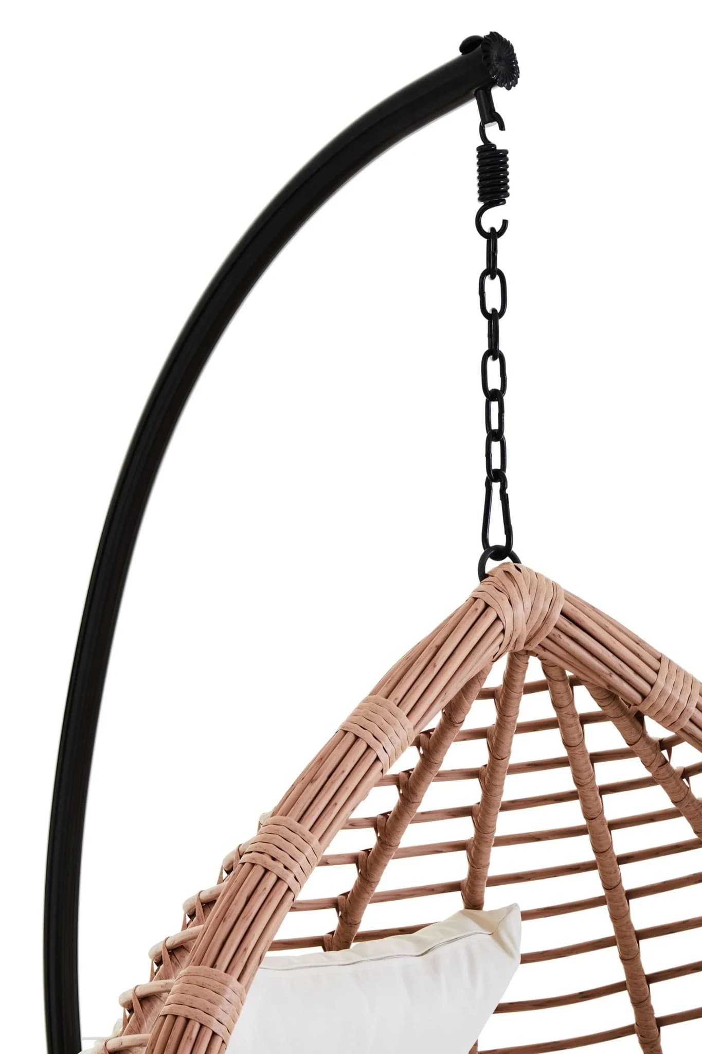 Goa Natural Rattan Effect Hanging Chair - Seating, photo 7 of 7