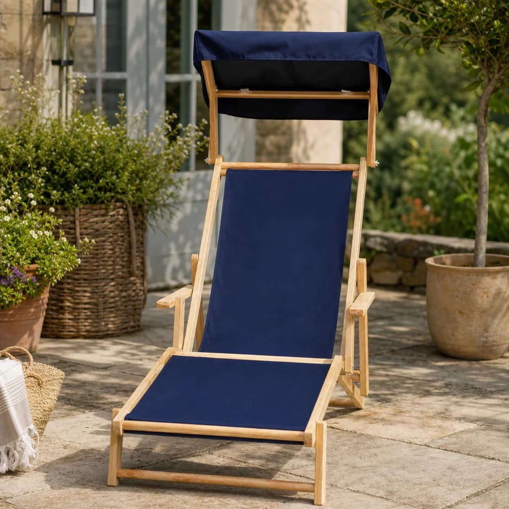 Beauport Blue Lounger - Furniture, photo 1 of 8